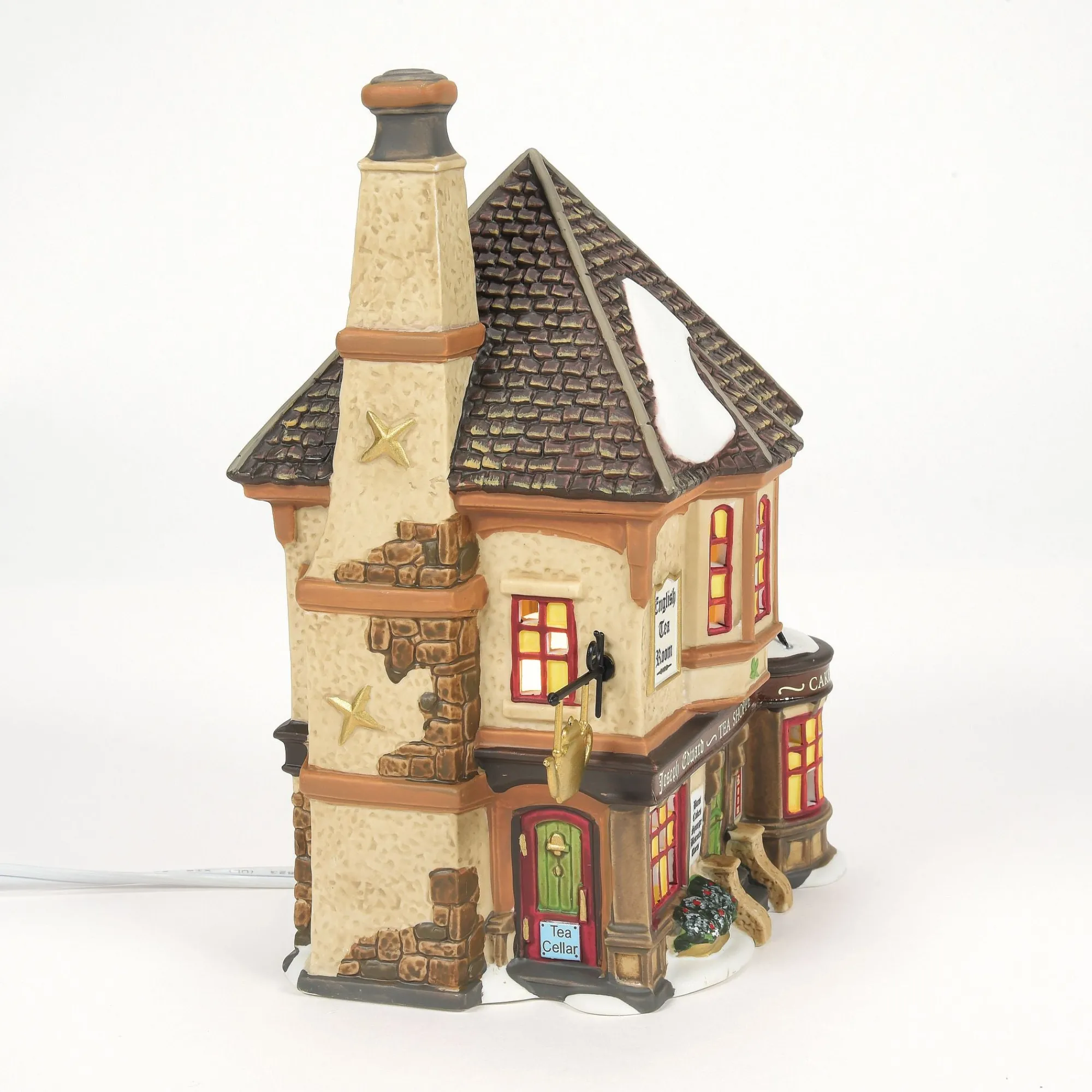 Department 56 Village Lighted Buildings | Joseph Edward Tea Shoppe