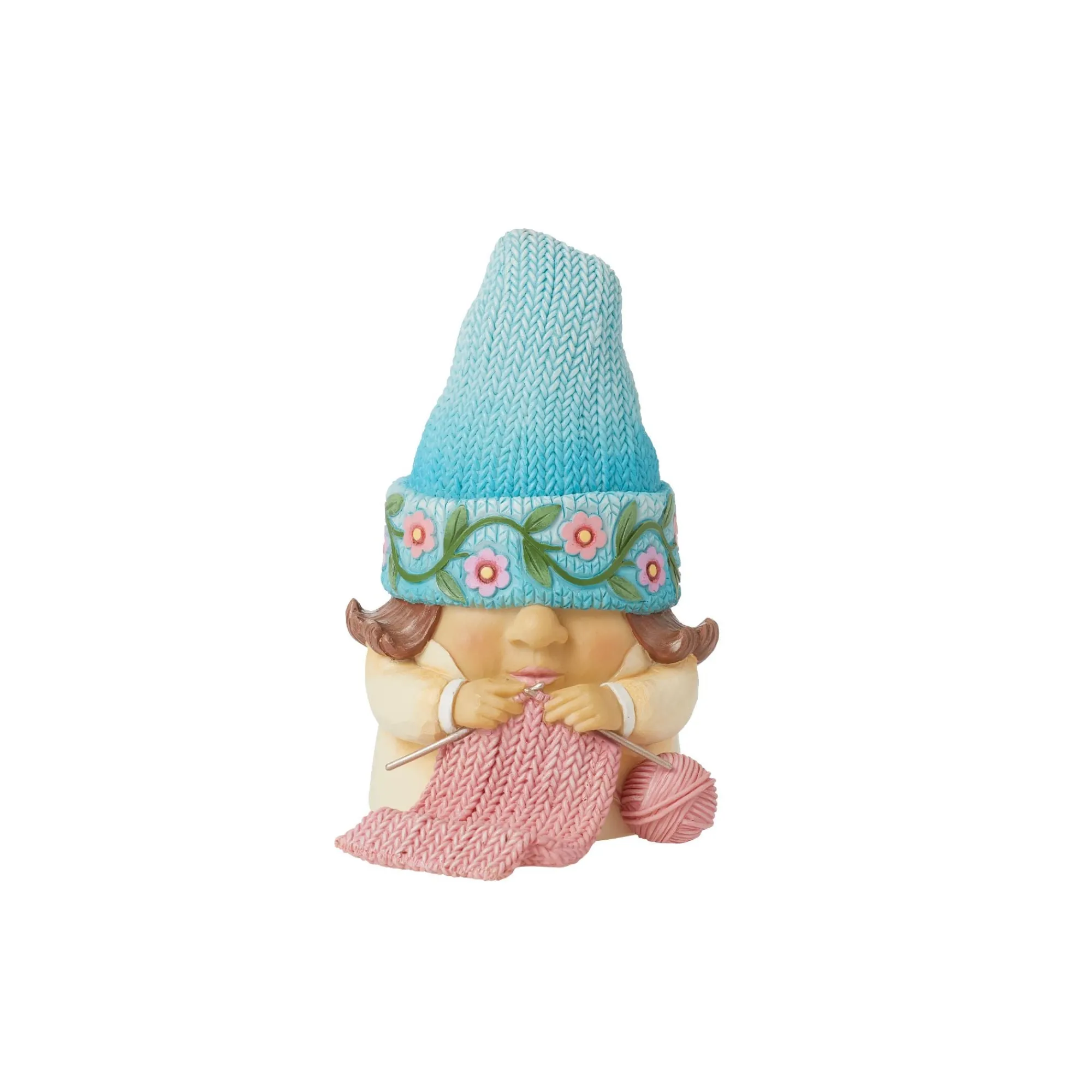 Enesco Gift Figurines | Knitting Hat Gnome Figurine