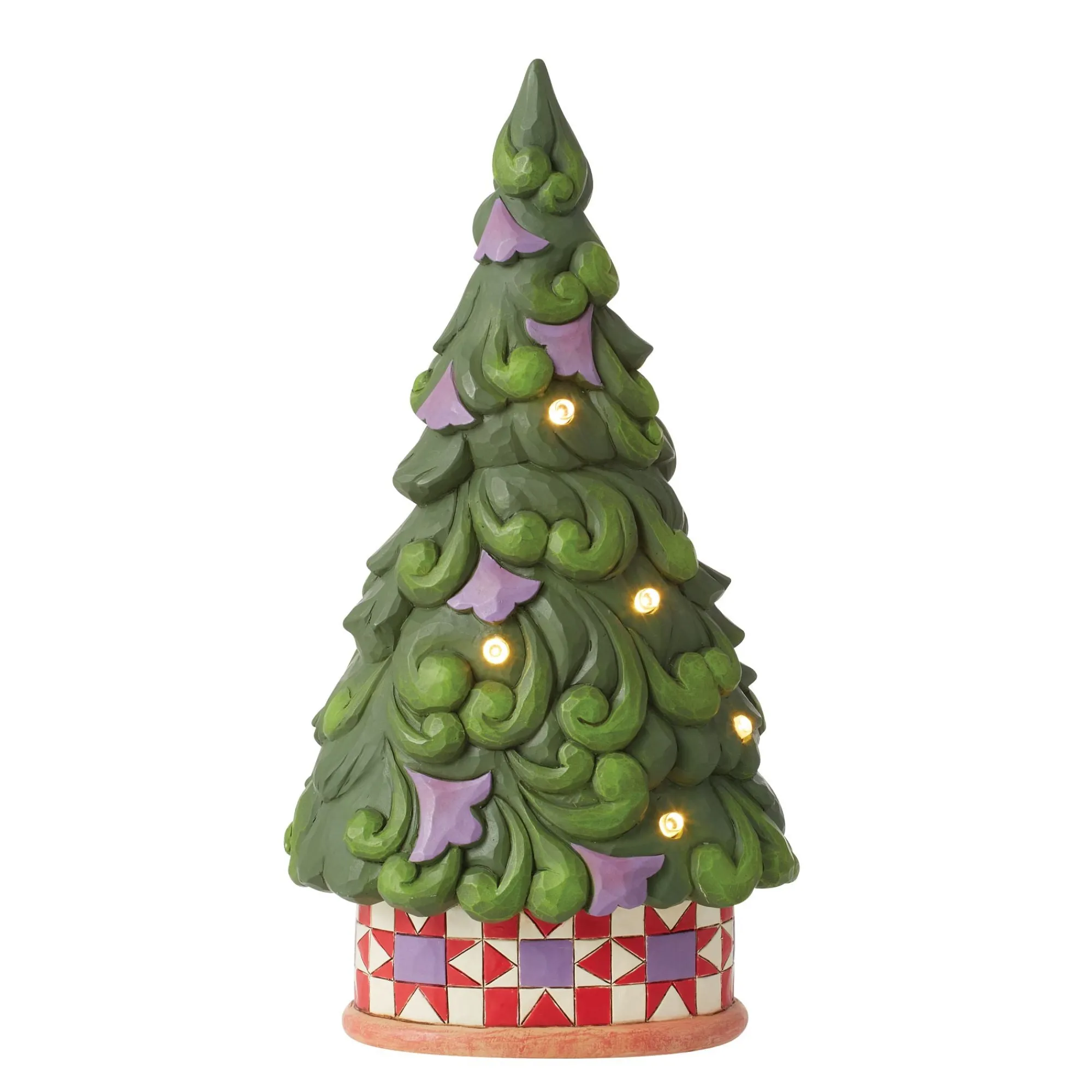 Enesco Gift Figurines | LED Tree Star Pattern Base