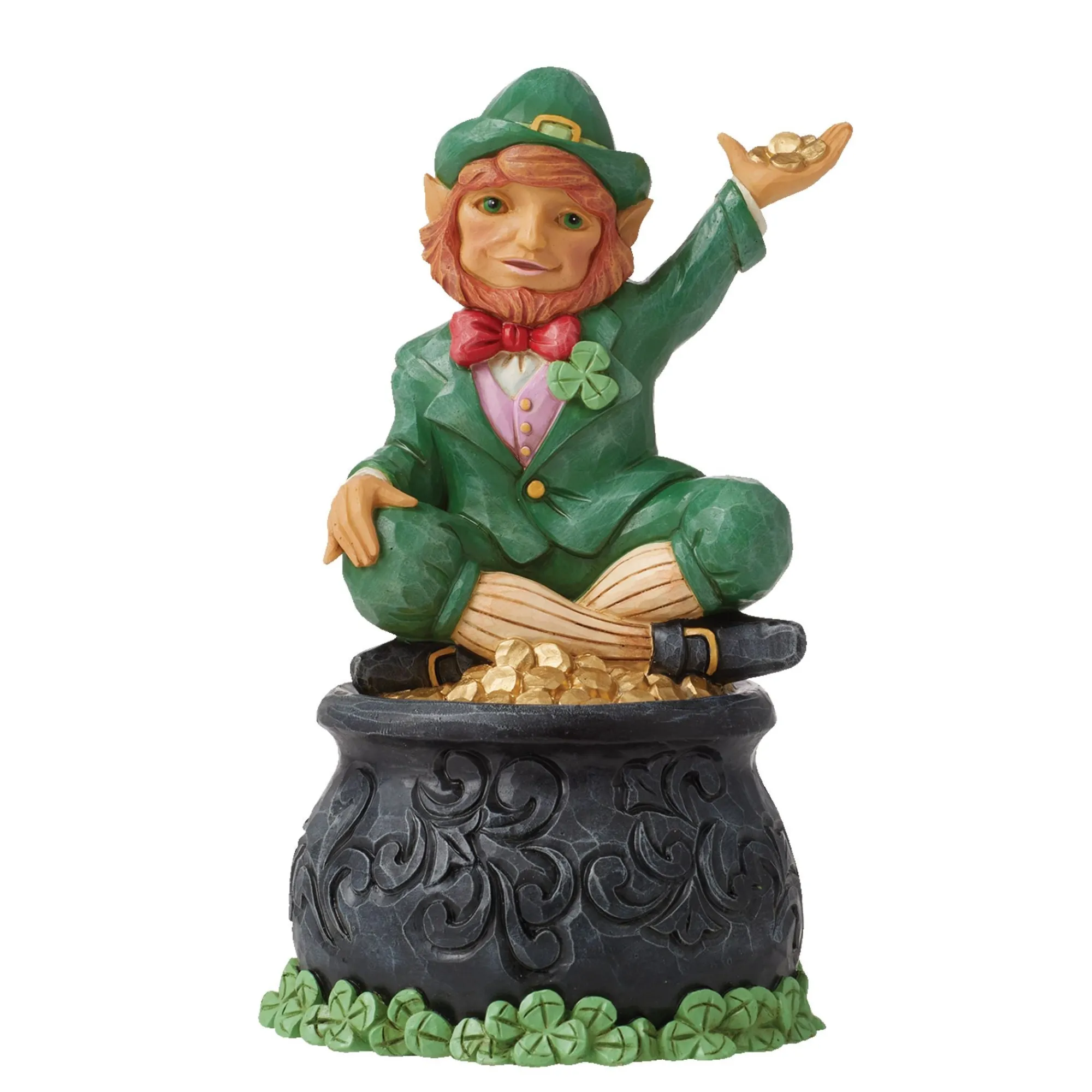 Enesco Gift Figurines | Leprechaun On Pot of Gold