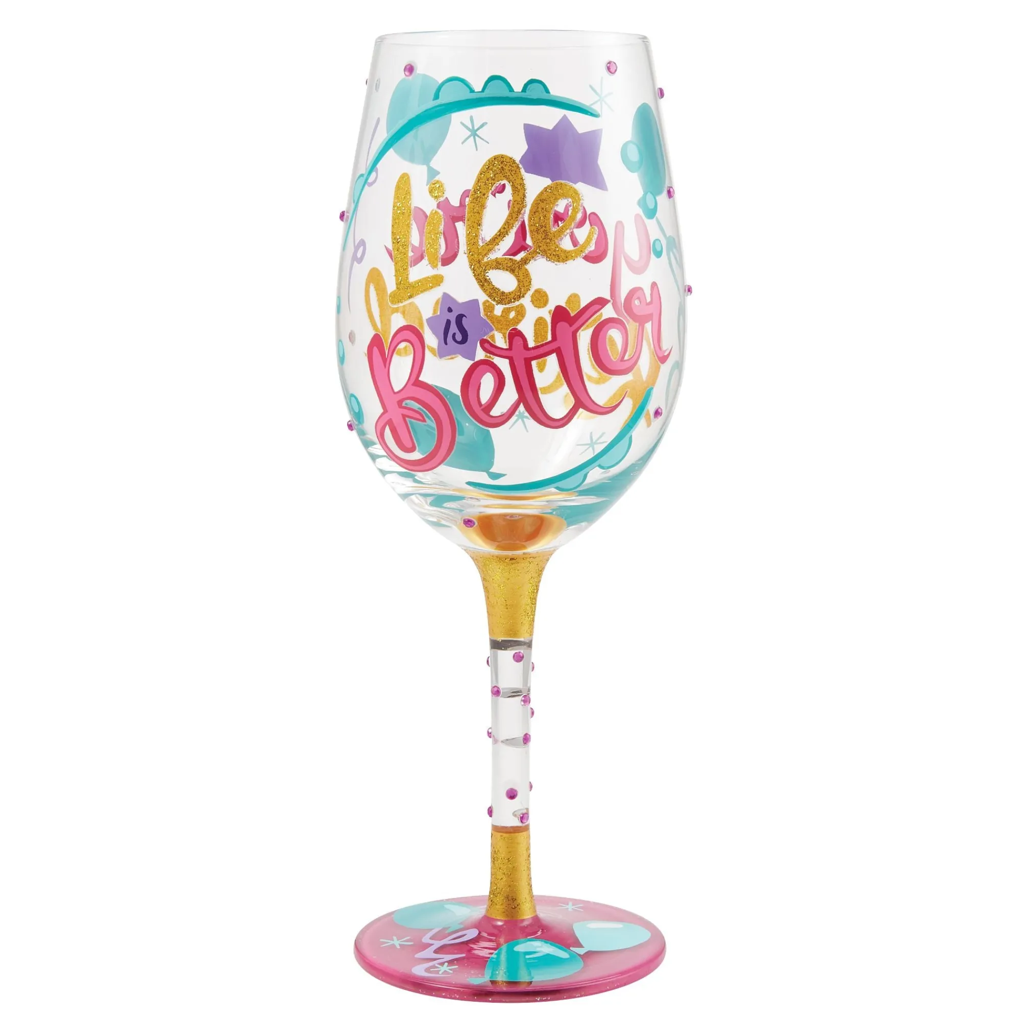 Enesco Gift Drinkware | Life When Retired Wine Glass