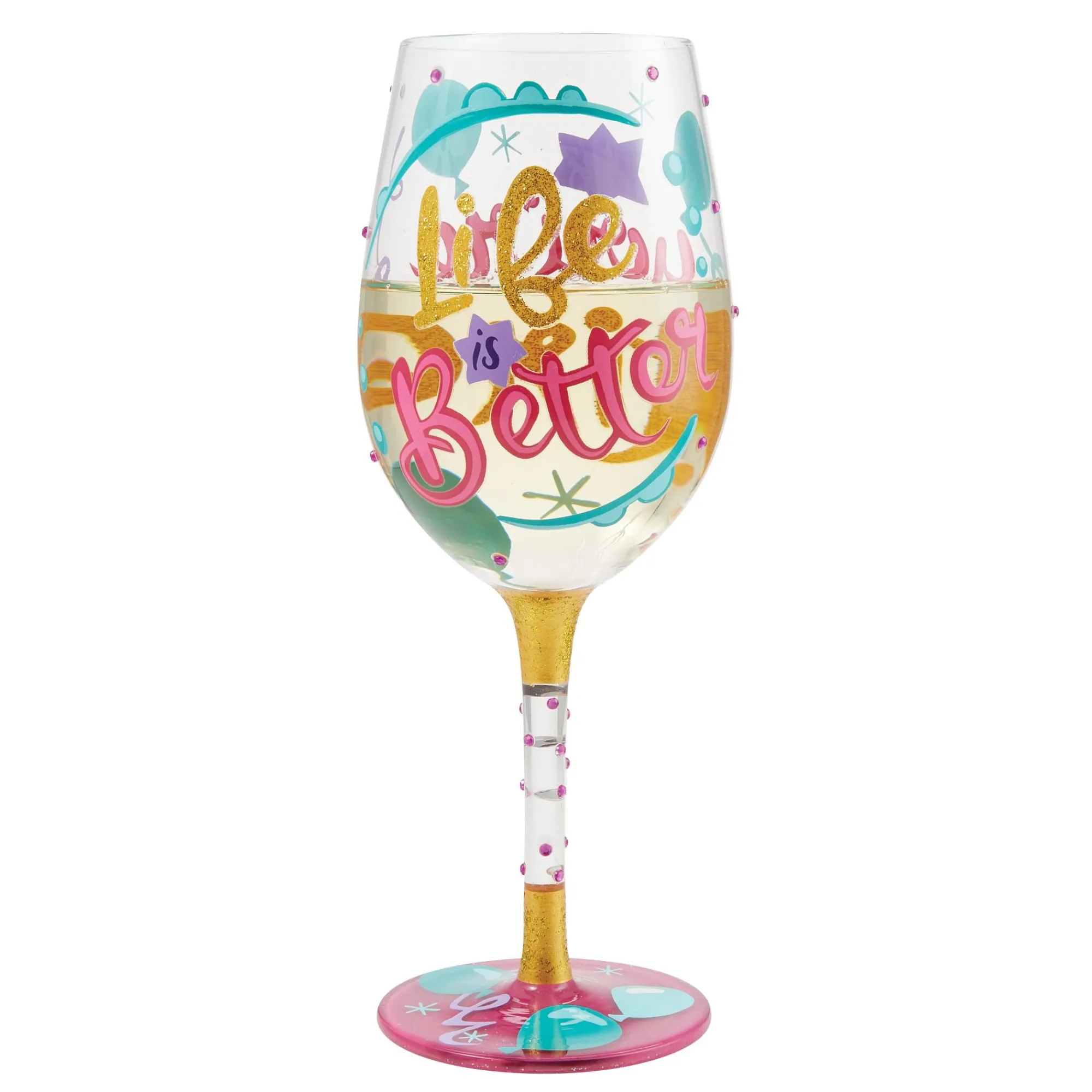 Enesco Gift Drinkware | Life When Retired Wine Glass