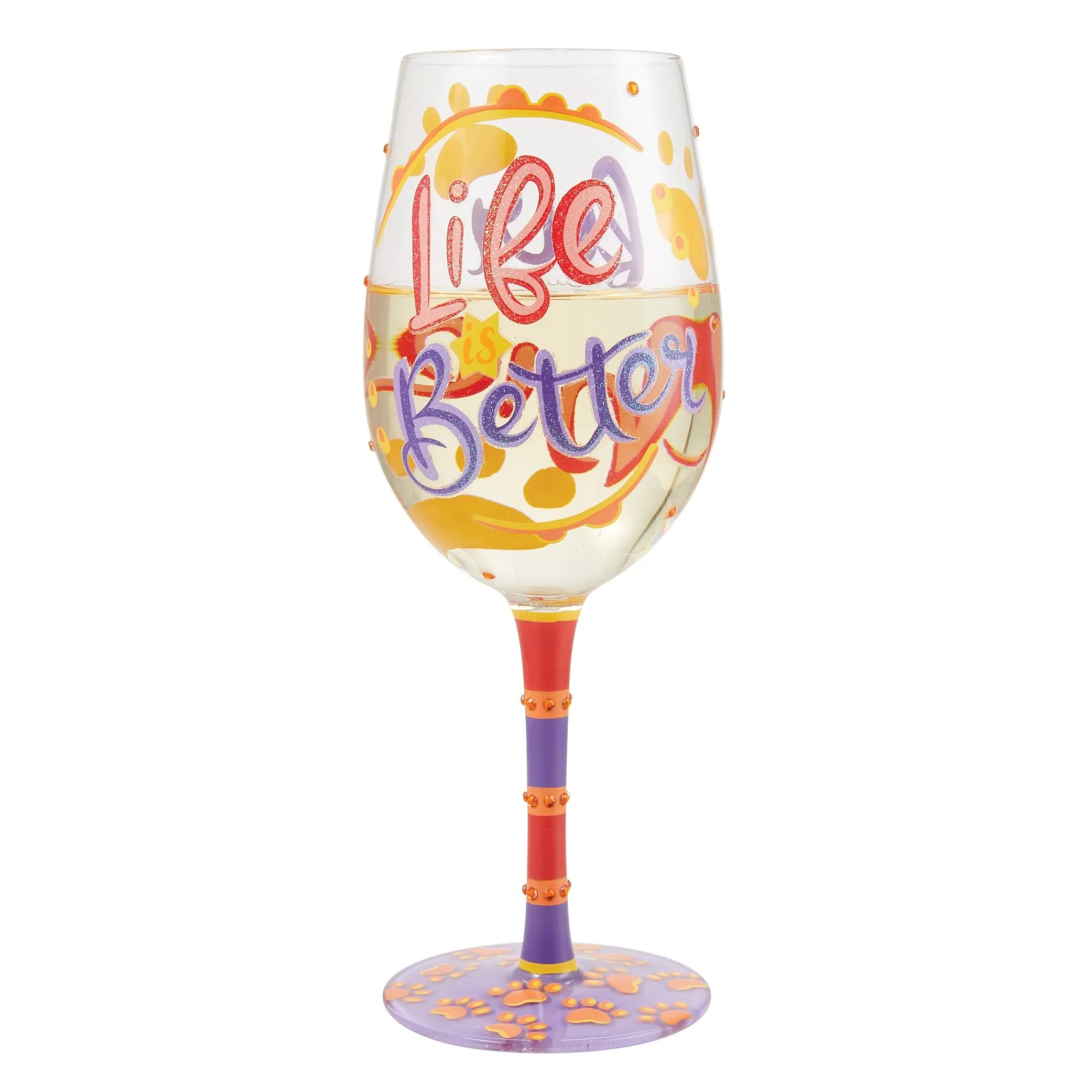 Enesco Gift Drinkware | LIfe with Fur Babies Wine