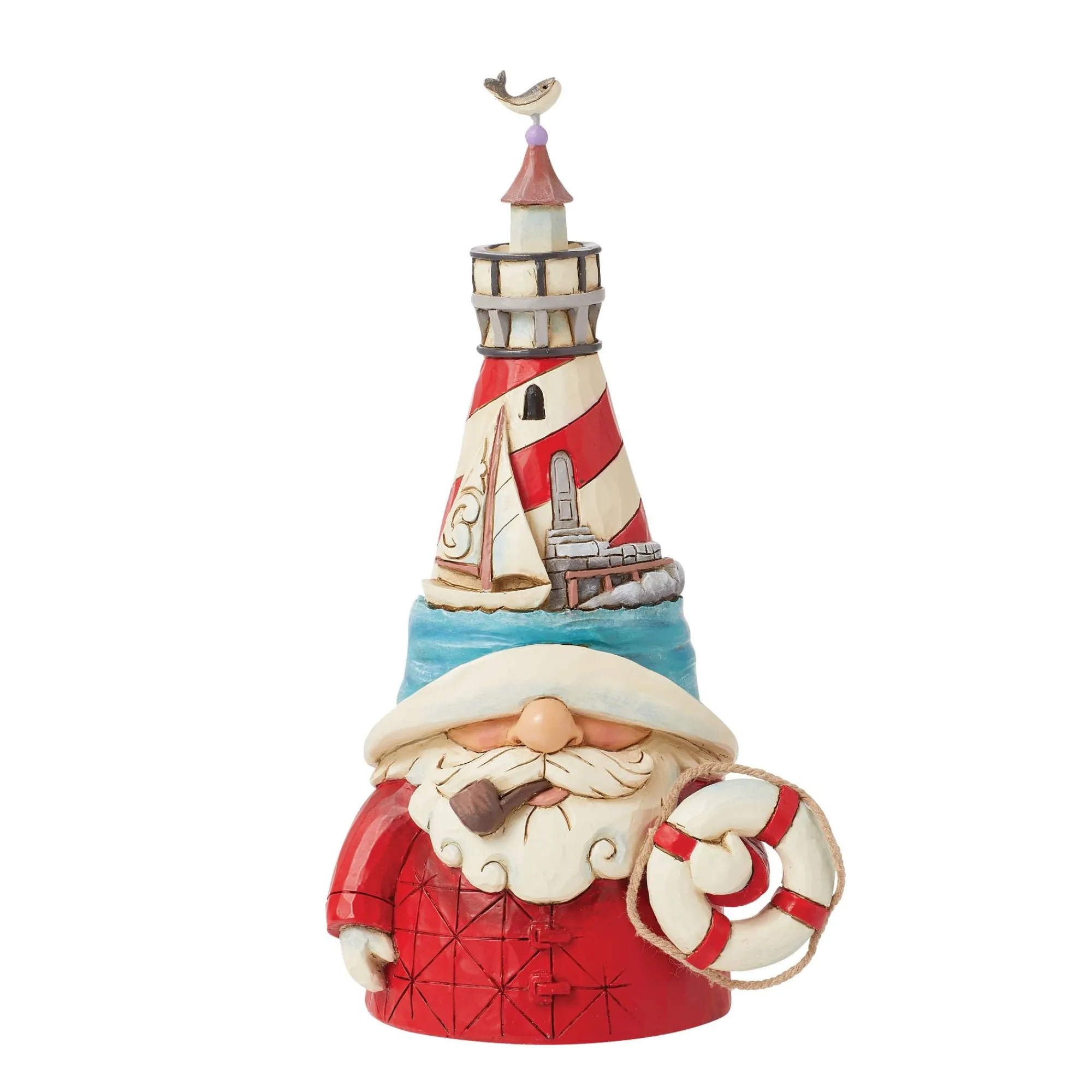 Enesco Gift Figurines | Lighthouse Hat Gnome Figurine