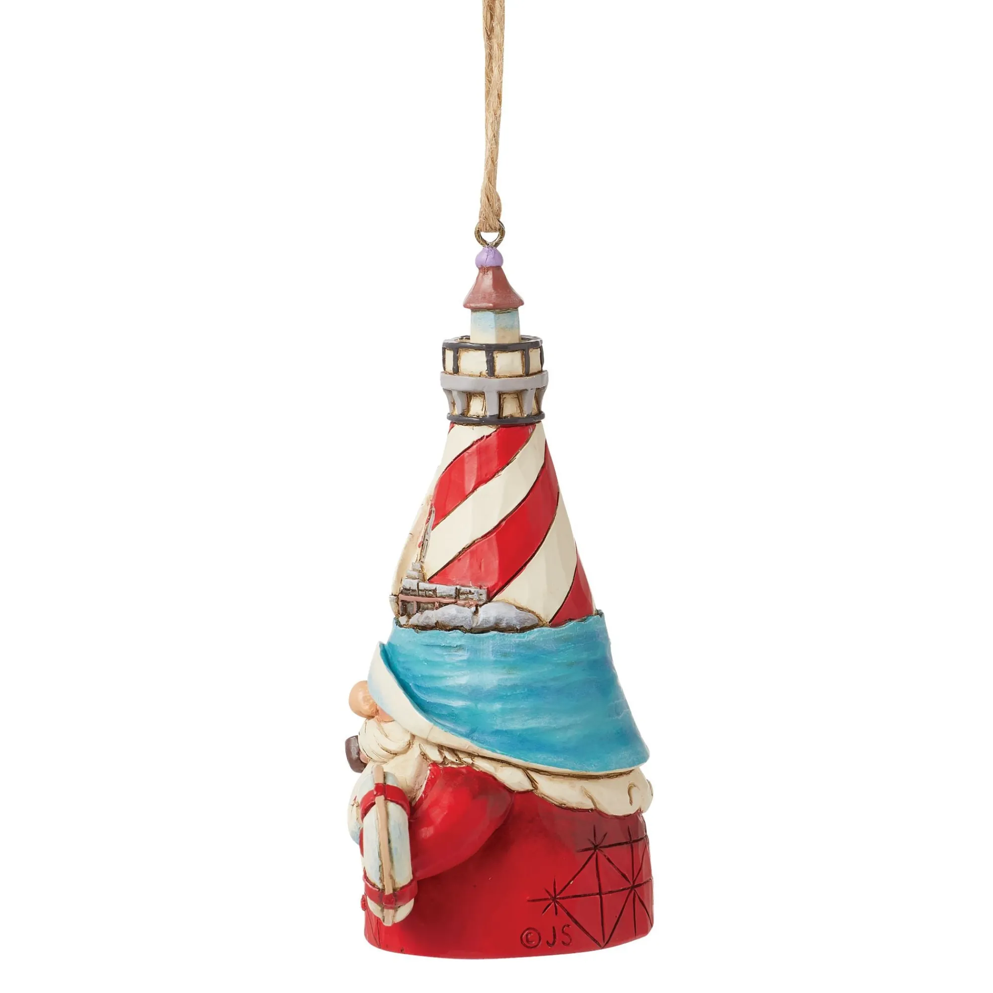 Enesco Gift Ornaments | Lighthouse Hat Gnome Ornament