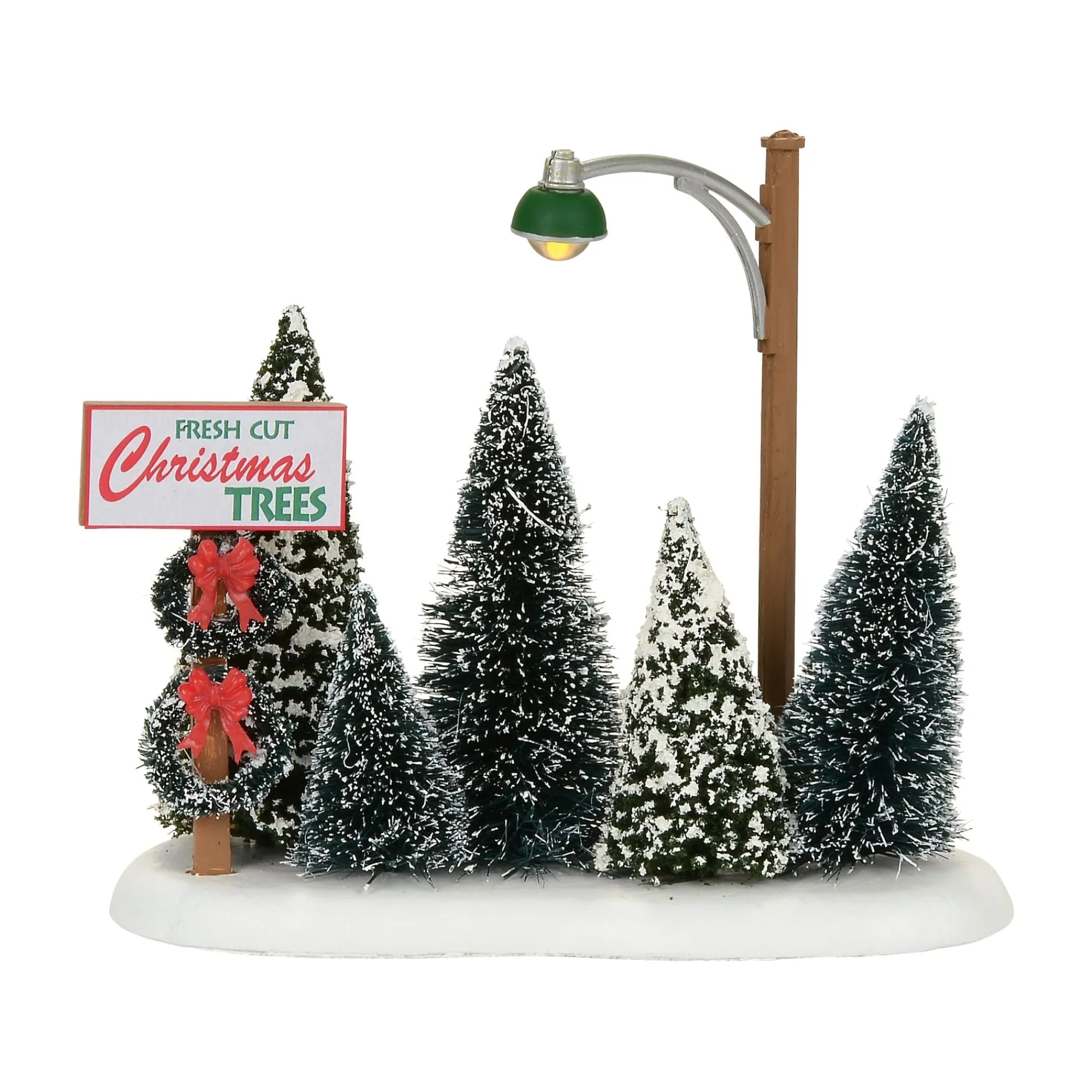 Department 56 Village Parts And Accessories | Lit Christmas Tree Lot