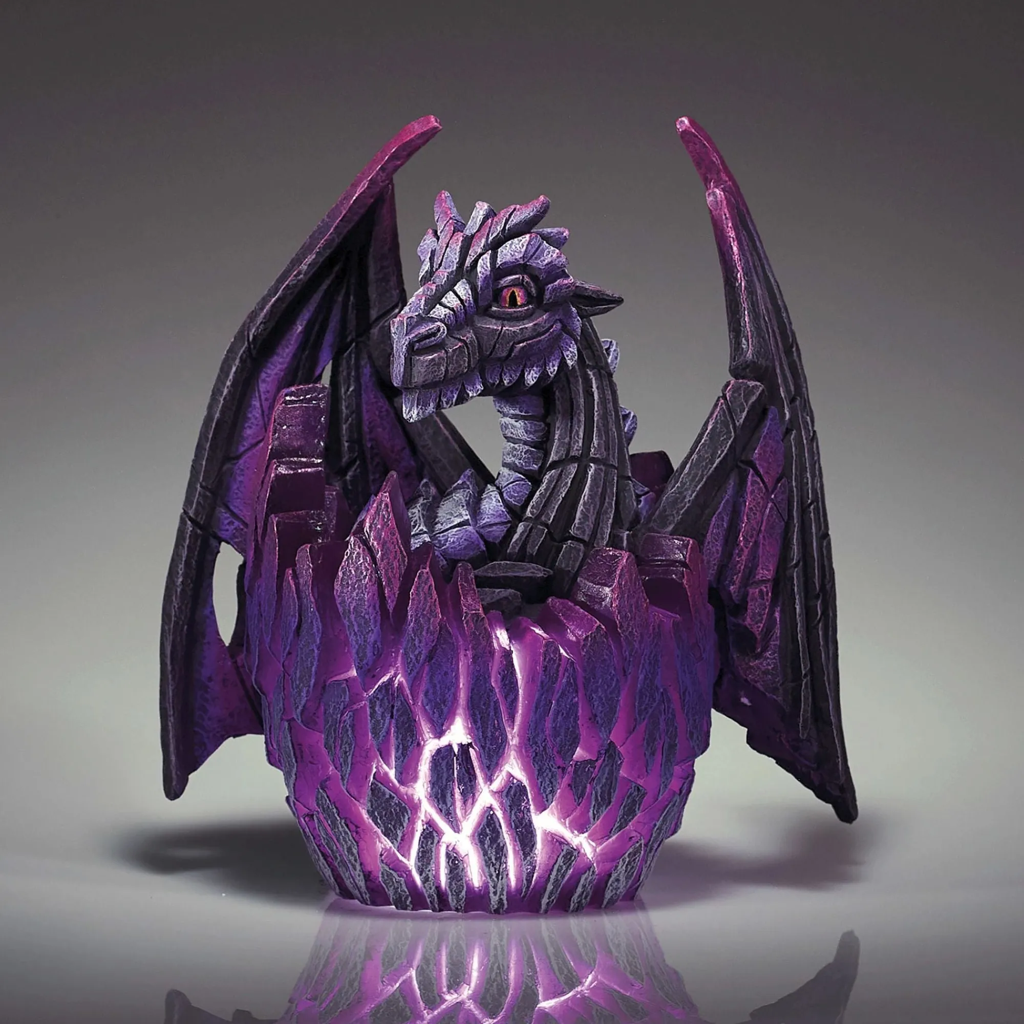 Enesco Gift Figurines | Lit Dragon Egg, Purple