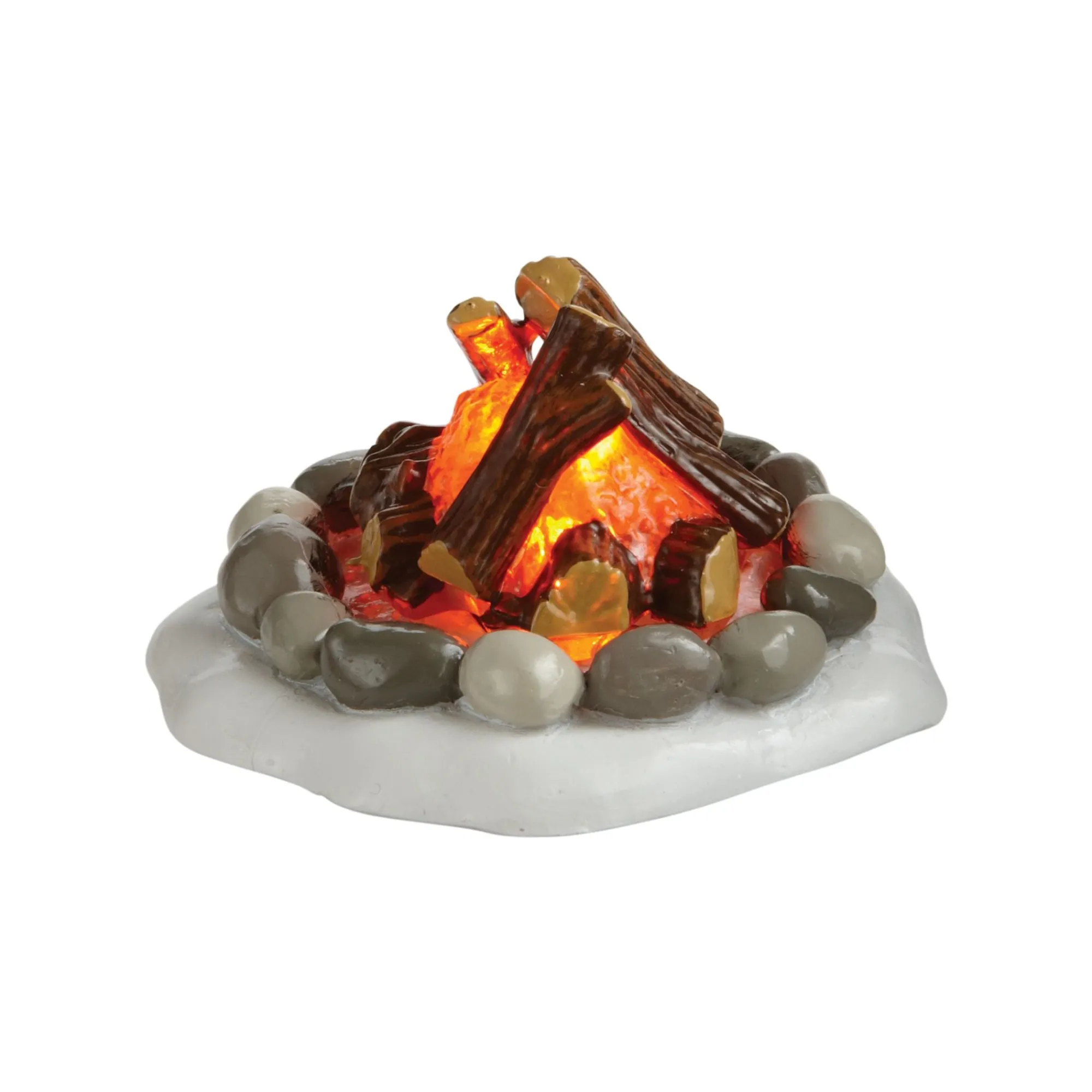 Department 56 Village Parts And Accessories | Lit Fire Pit