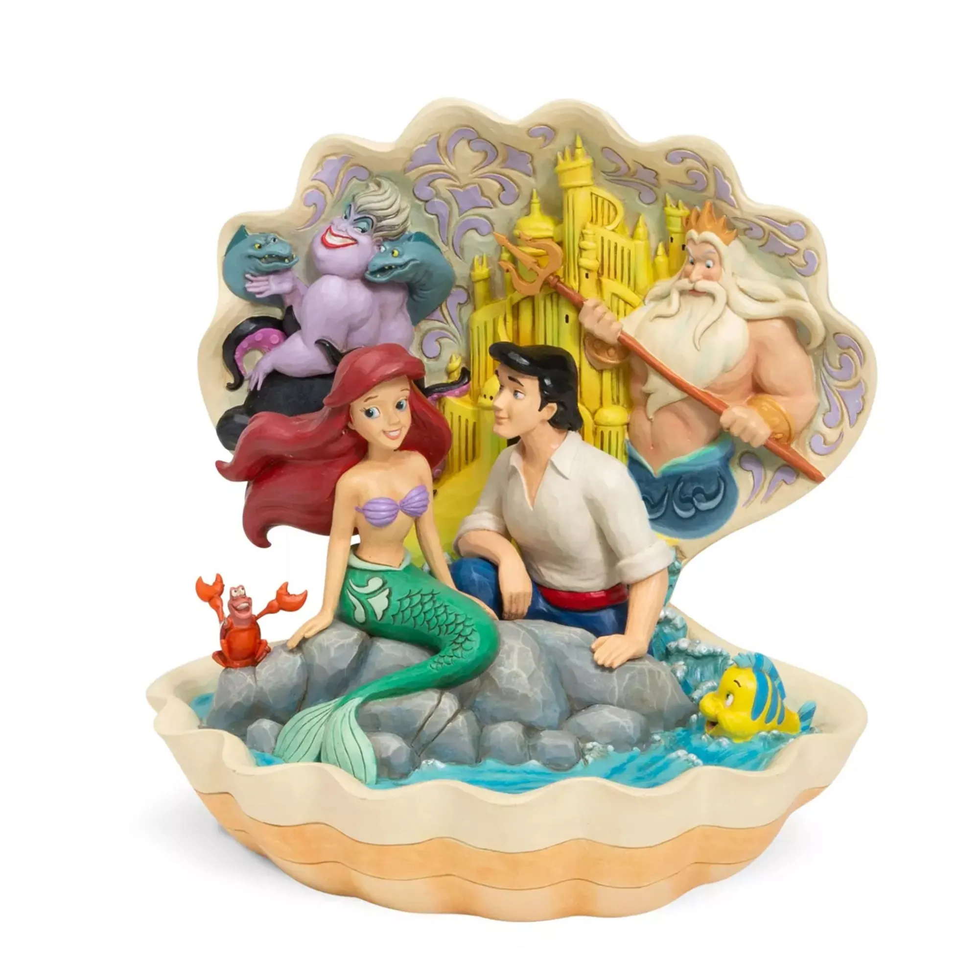 Enesco Gift Figurines | Little Mermaid Shell Scene