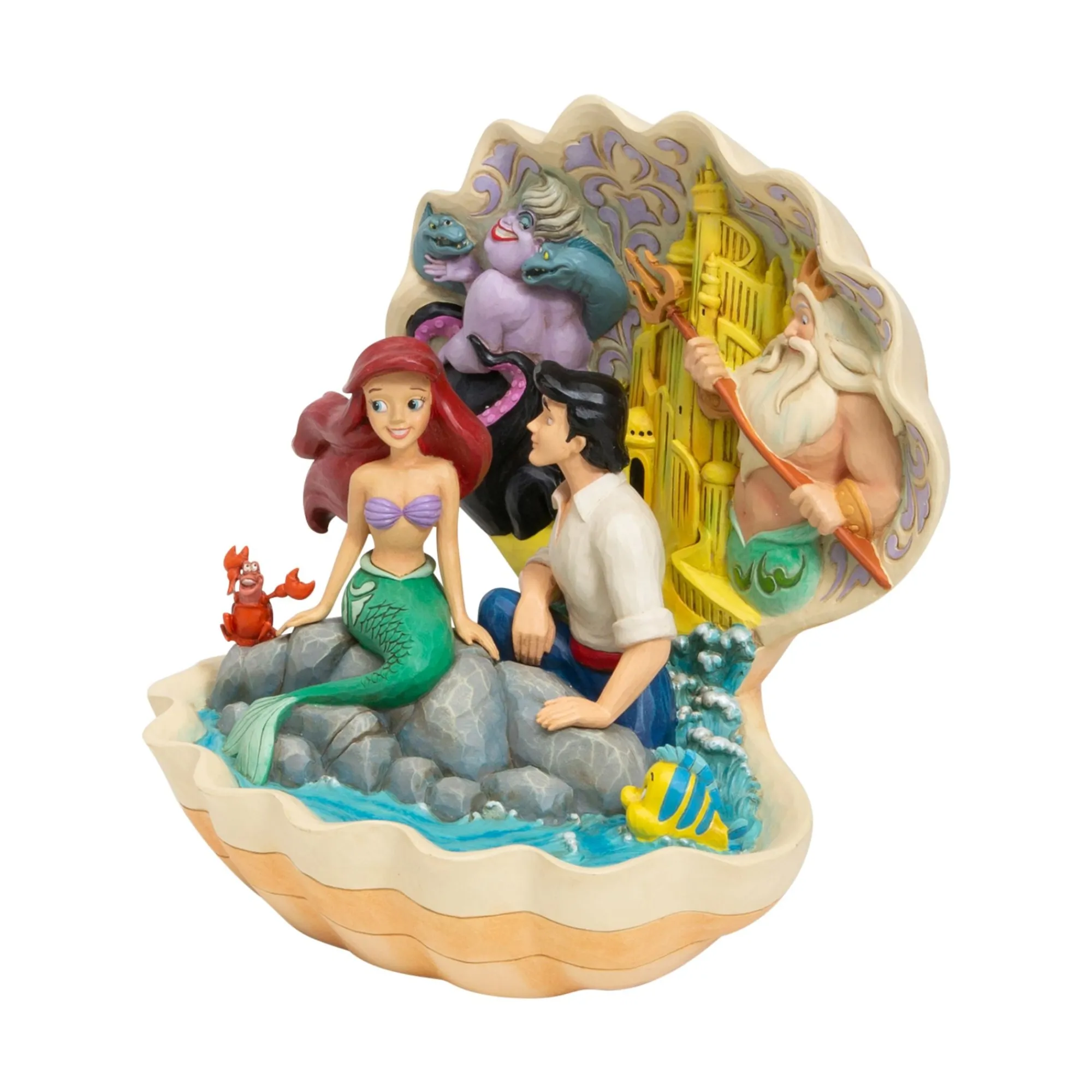 Enesco Gift Figurines | Little Mermaid Shell Scene