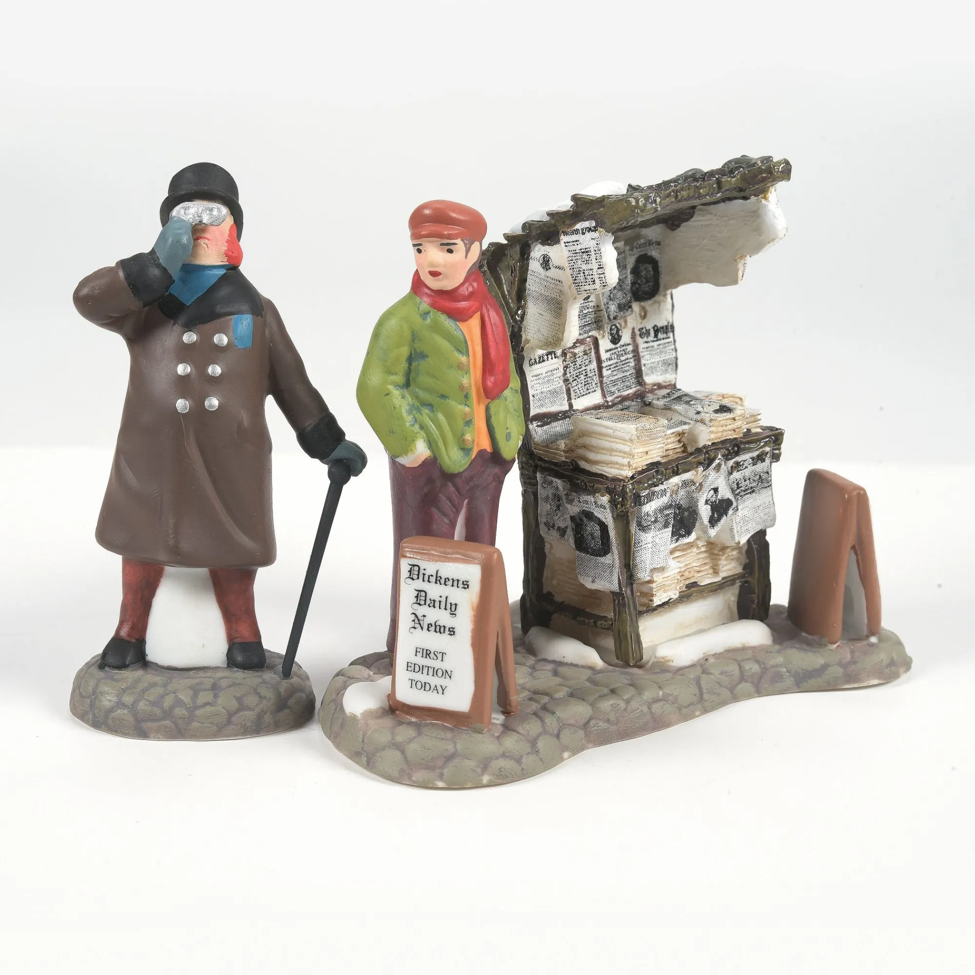 Department 56 Village Parts And Accessories | London Newspaper Stand