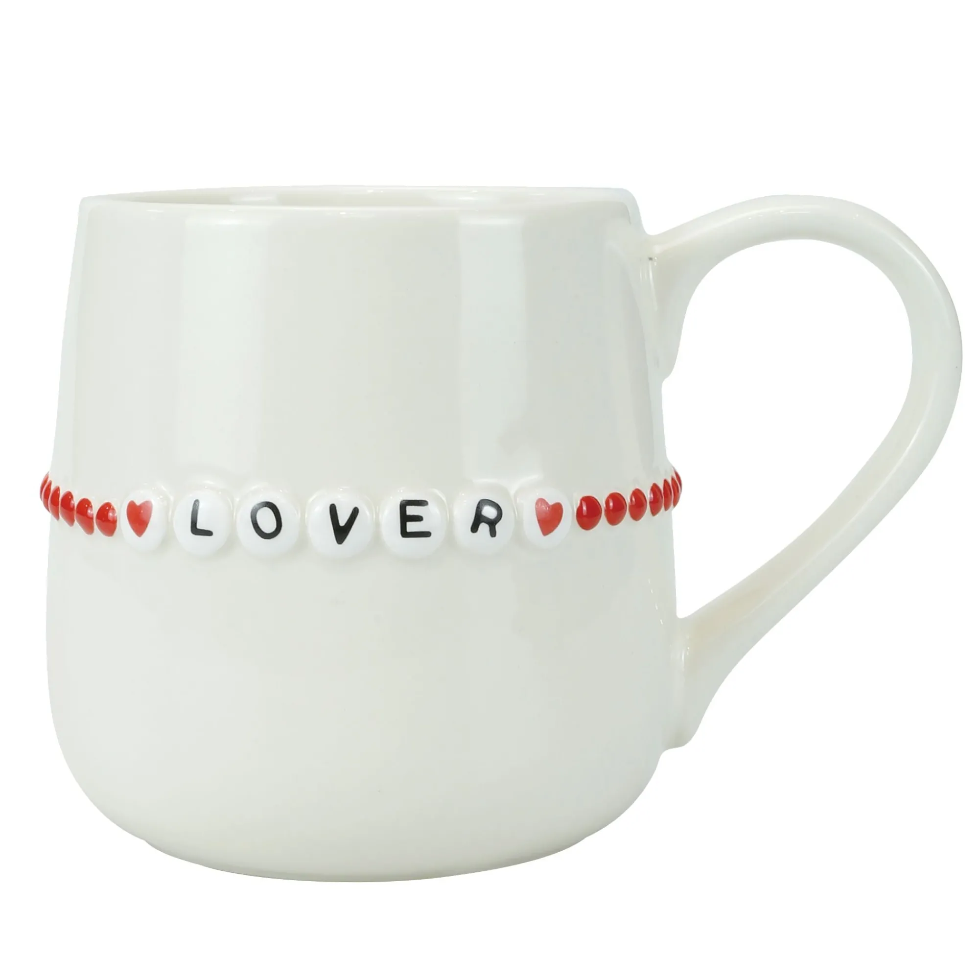 Enesco Gift Mugs | Drinkware | Lover Beads Sculpt Mug