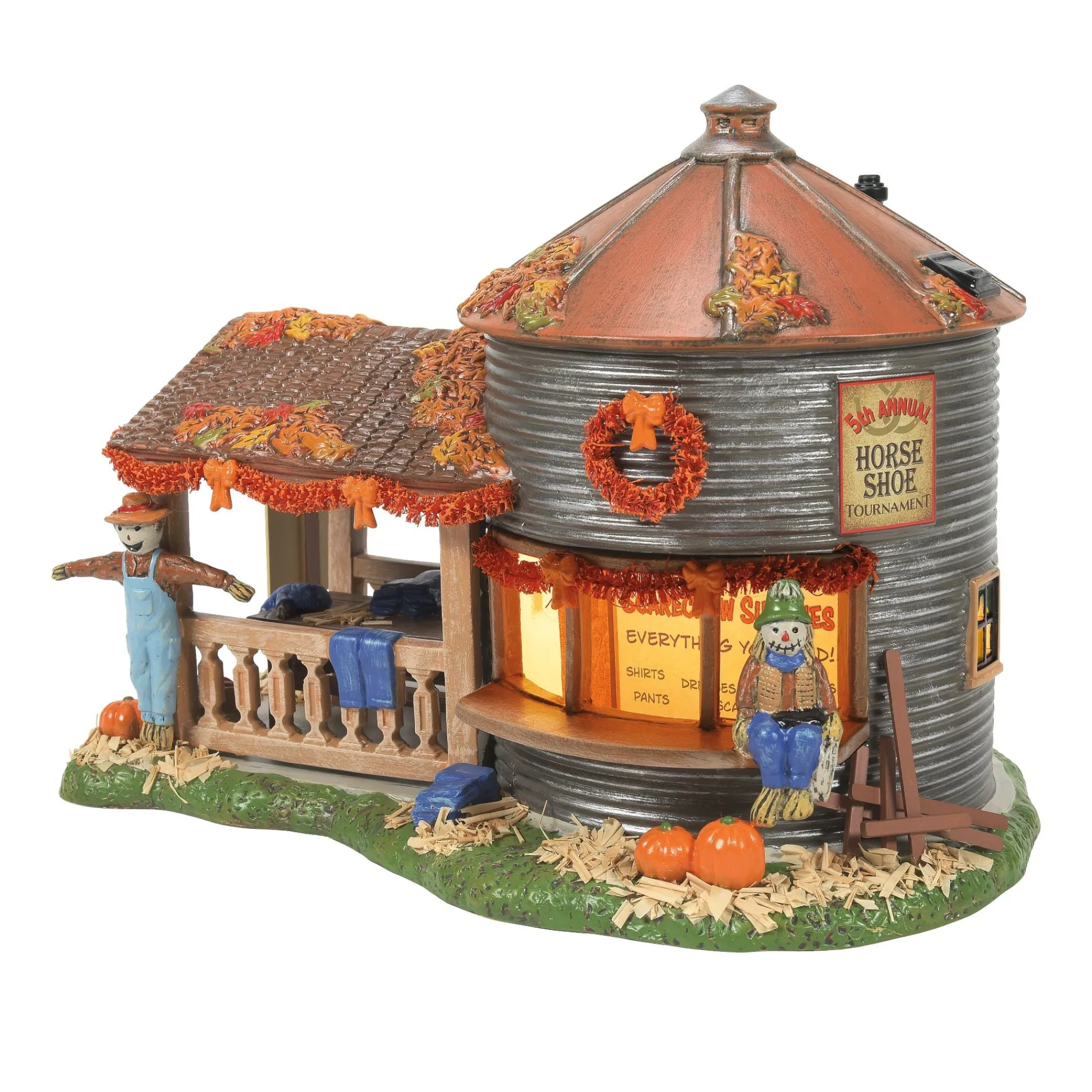 Department 56 Village Lighted Buildings | Make & Take Scarecrow Shack