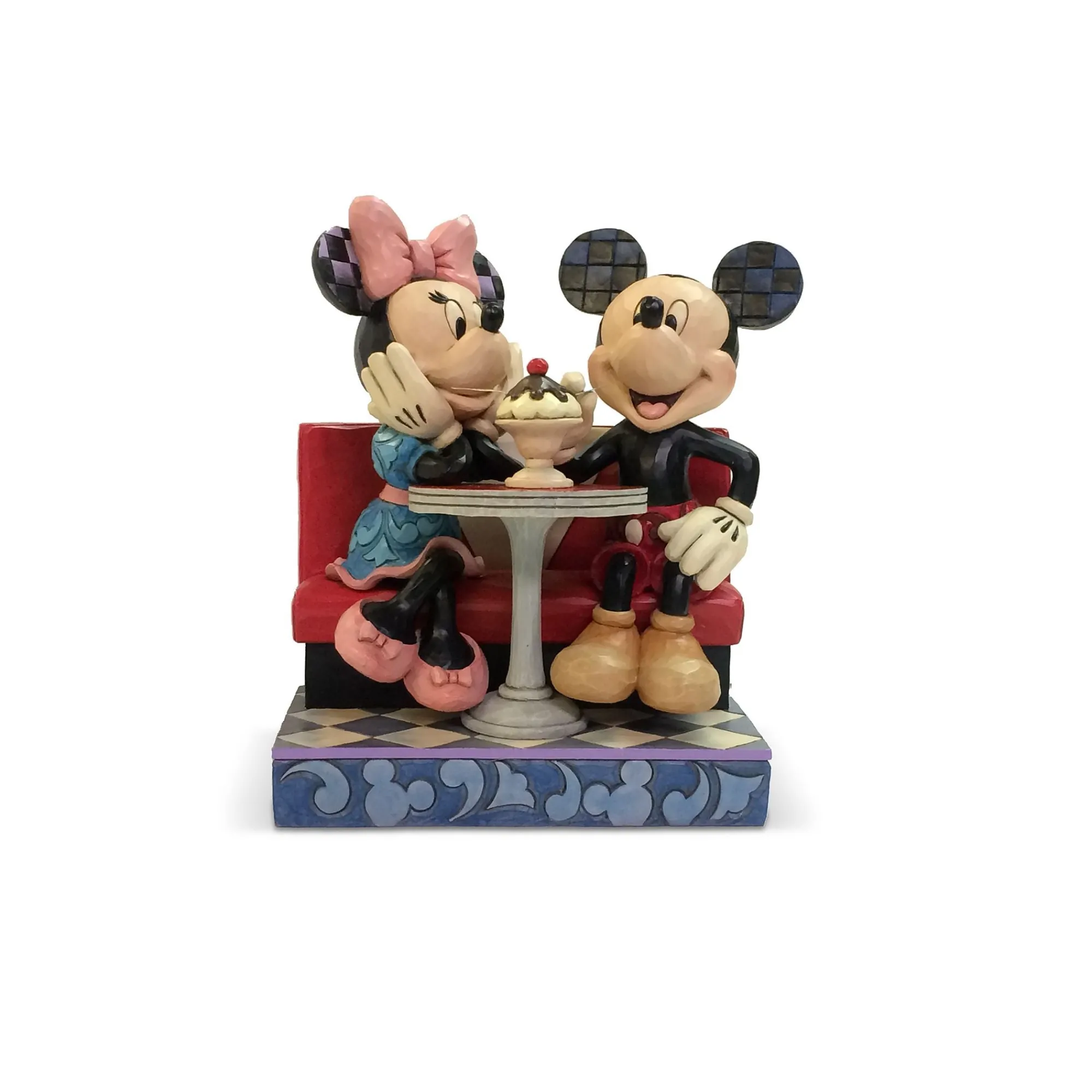 Enesco Gift Figurines | Mickey & Minnie at Soda Shop