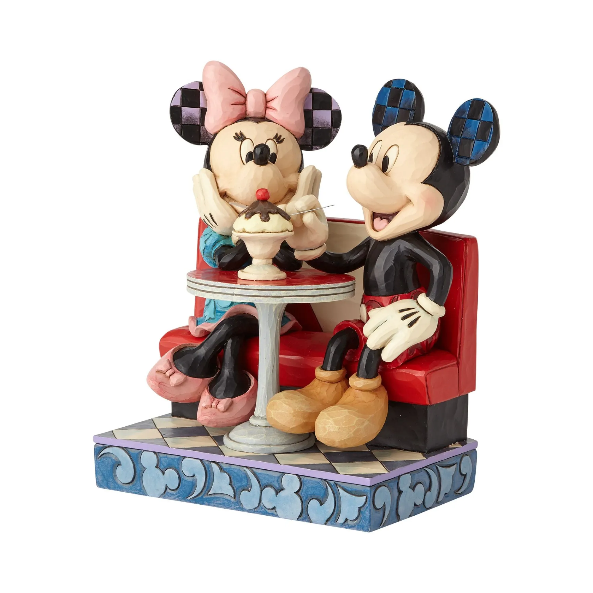 Enesco Gift Figurines | Mickey & Minnie at Soda Shop