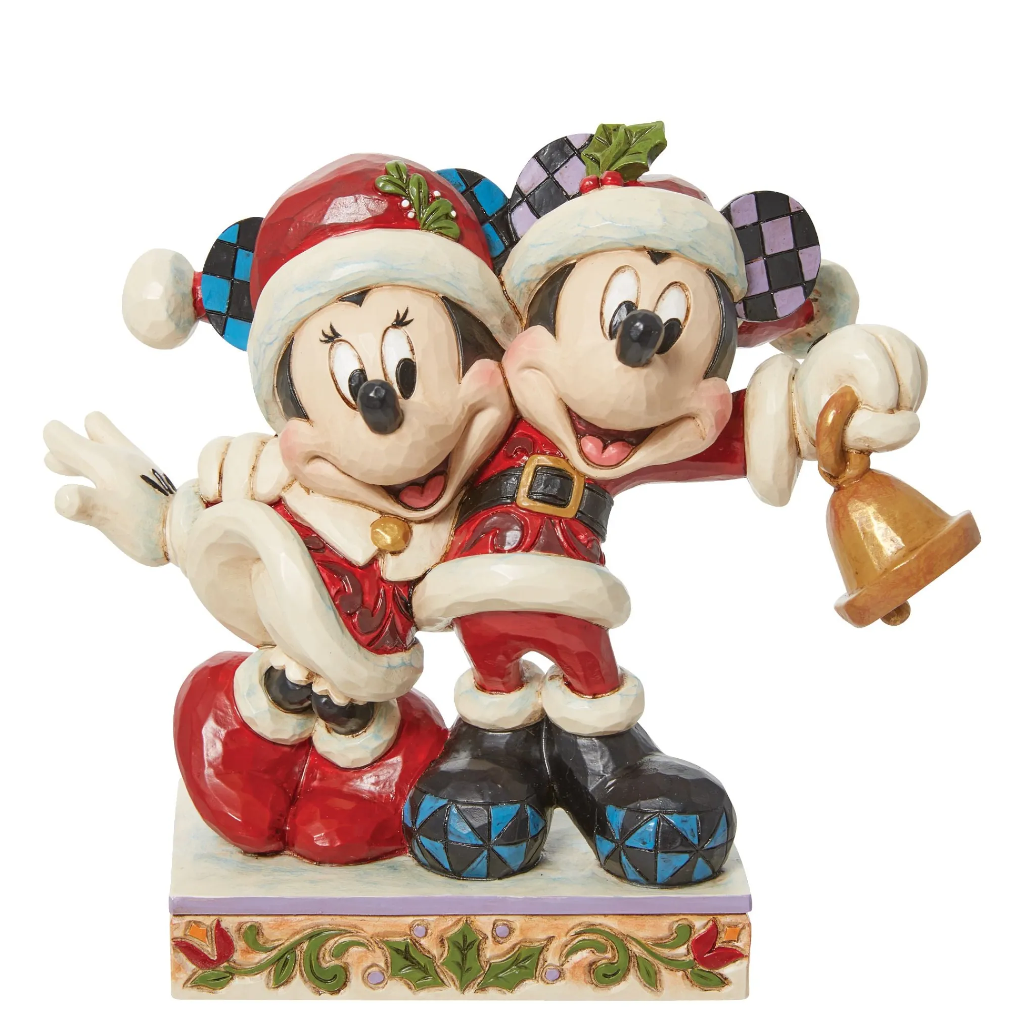 Enesco Gift Figurines | Mickey & Minnie Santas