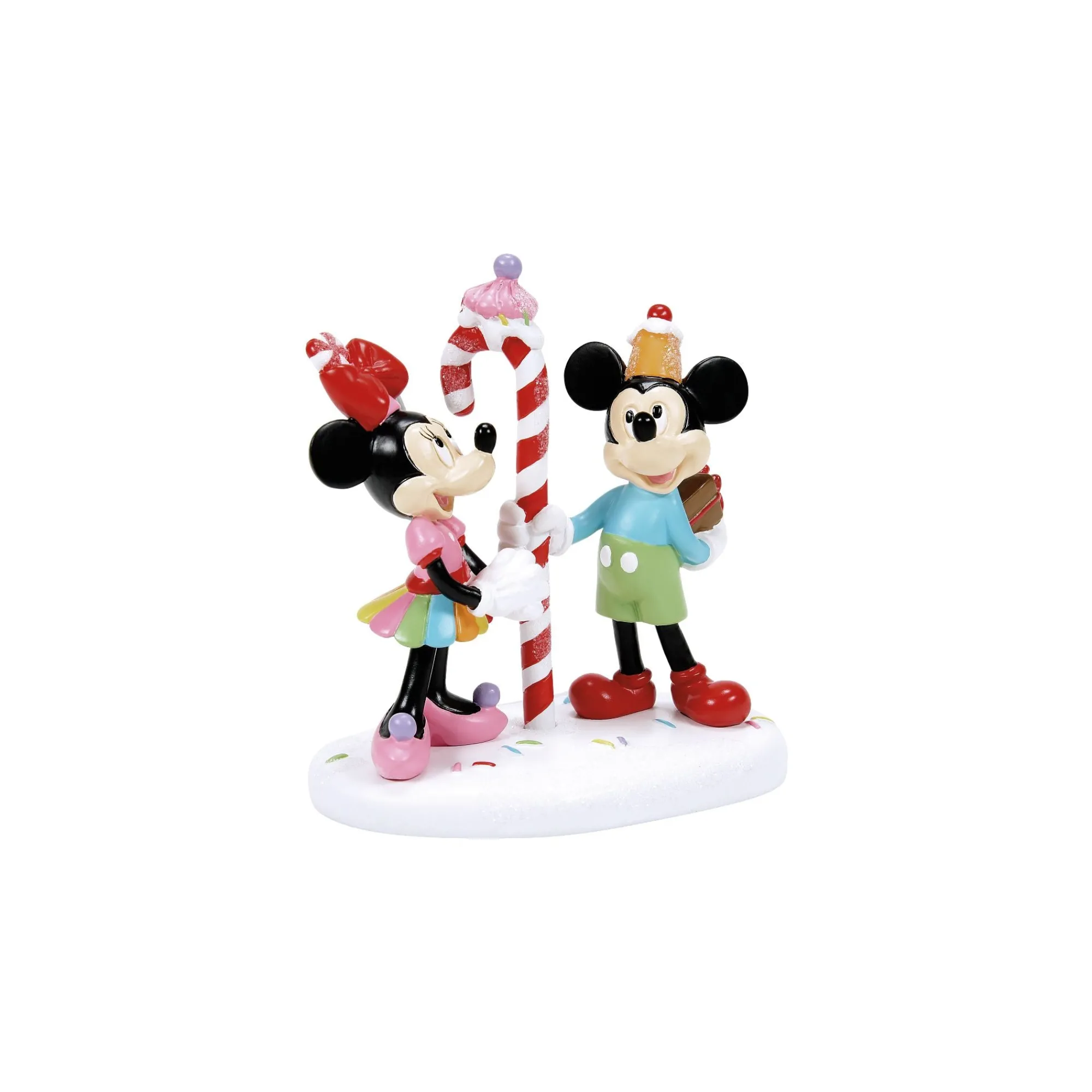 Department 56 Village Parts And Accessories | Mickey & Minnie Share A Treat