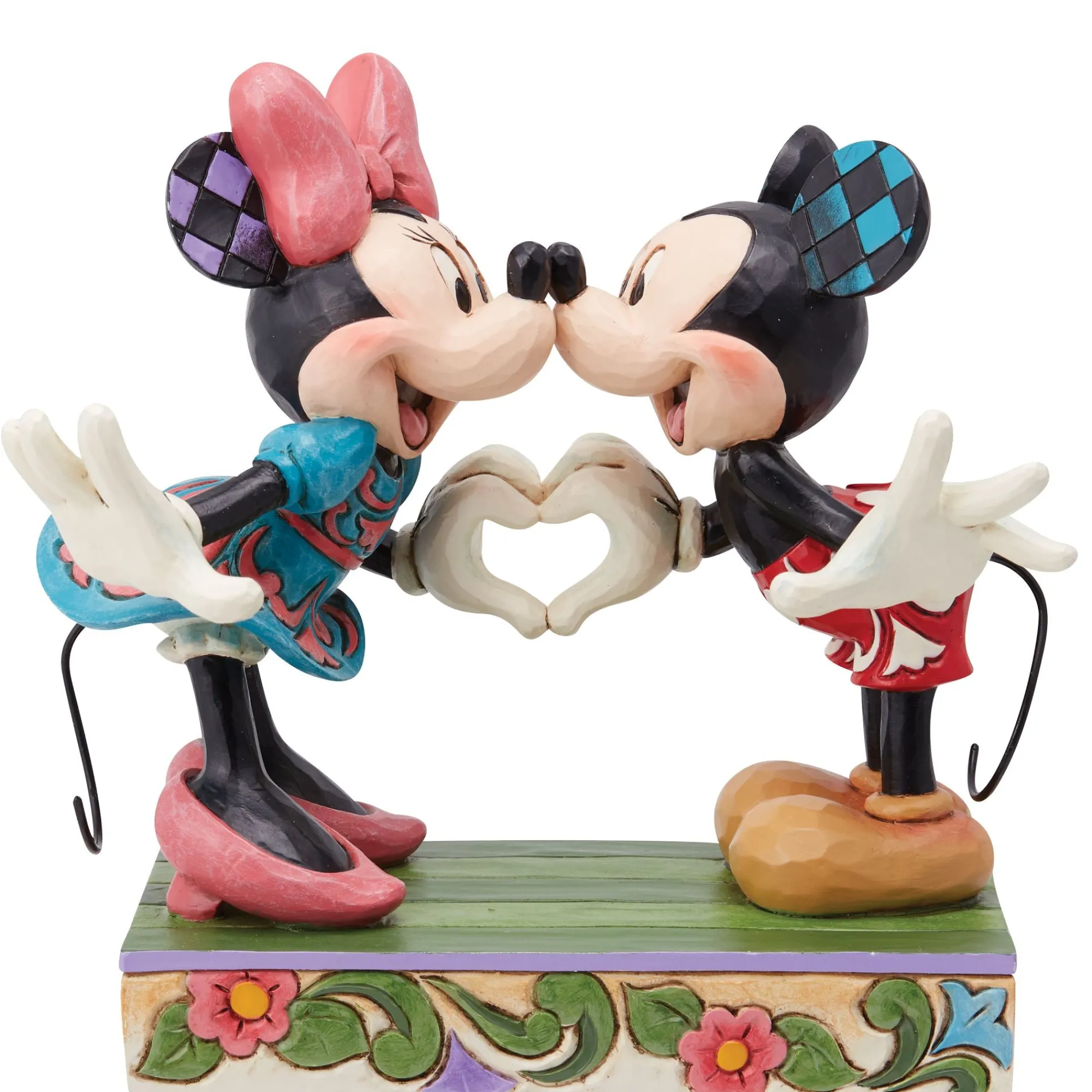 Enesco Gift Figurines | Mickey & Minnie w/ Heart Hands