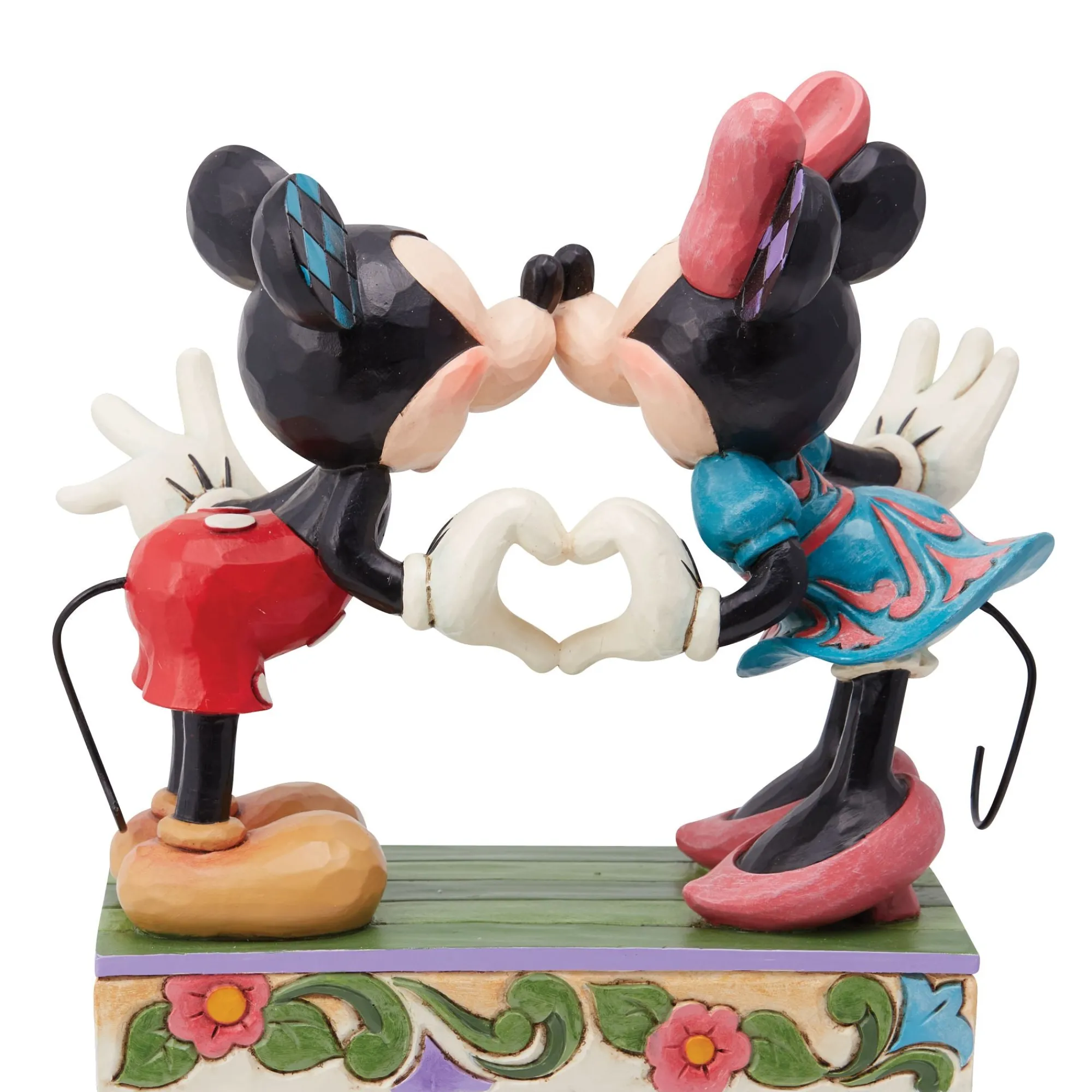 Enesco Gift Figurines | Mickey & Minnie w/ Heart Hands