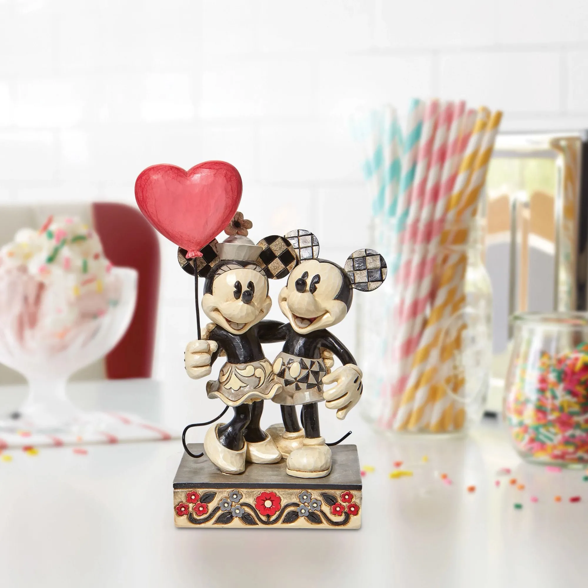 Enesco Gift Figurines | Mickey and Minnie Heart