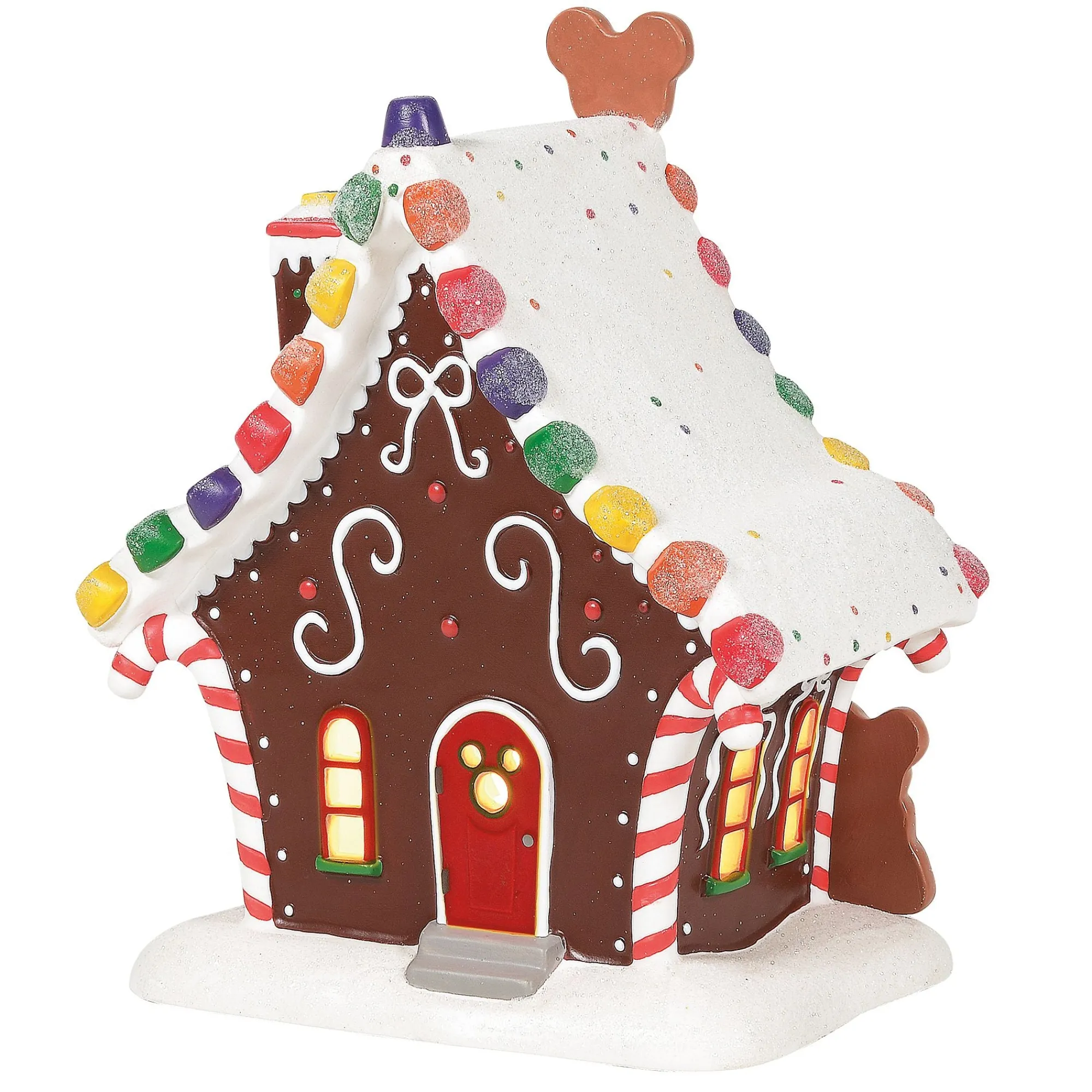 Department 56 Village Lighted Buildings | Mickey's Gingerbread House