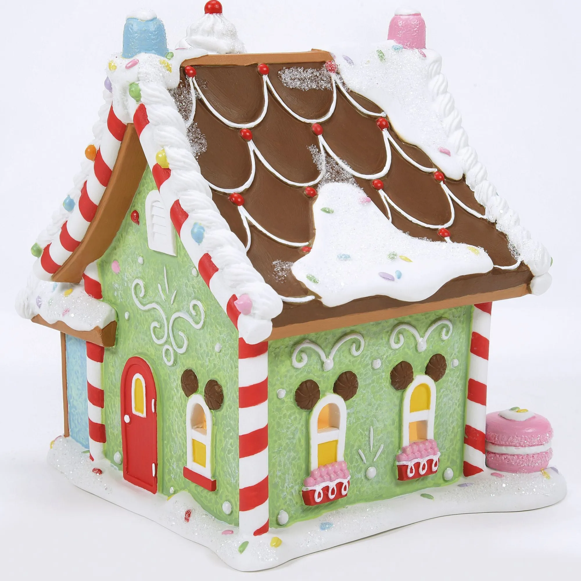 Department 56 Village Lighted Buildings | Mickey's Peppermint Villa