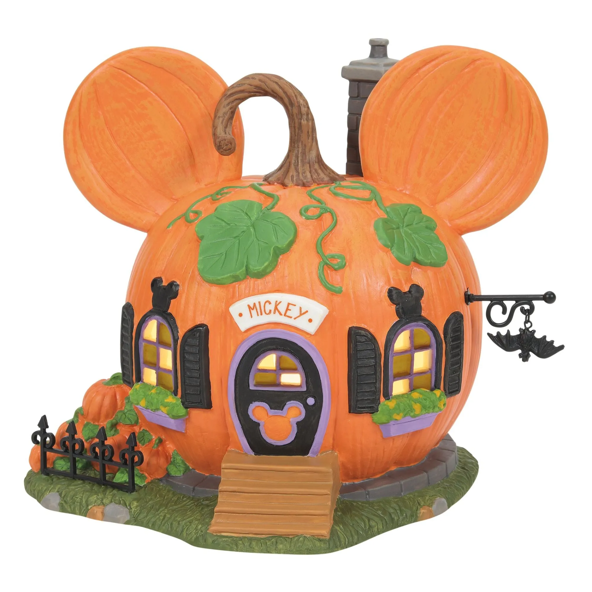 Department 56 Village Lighted Buildings | Mickey's Pumpkintown House