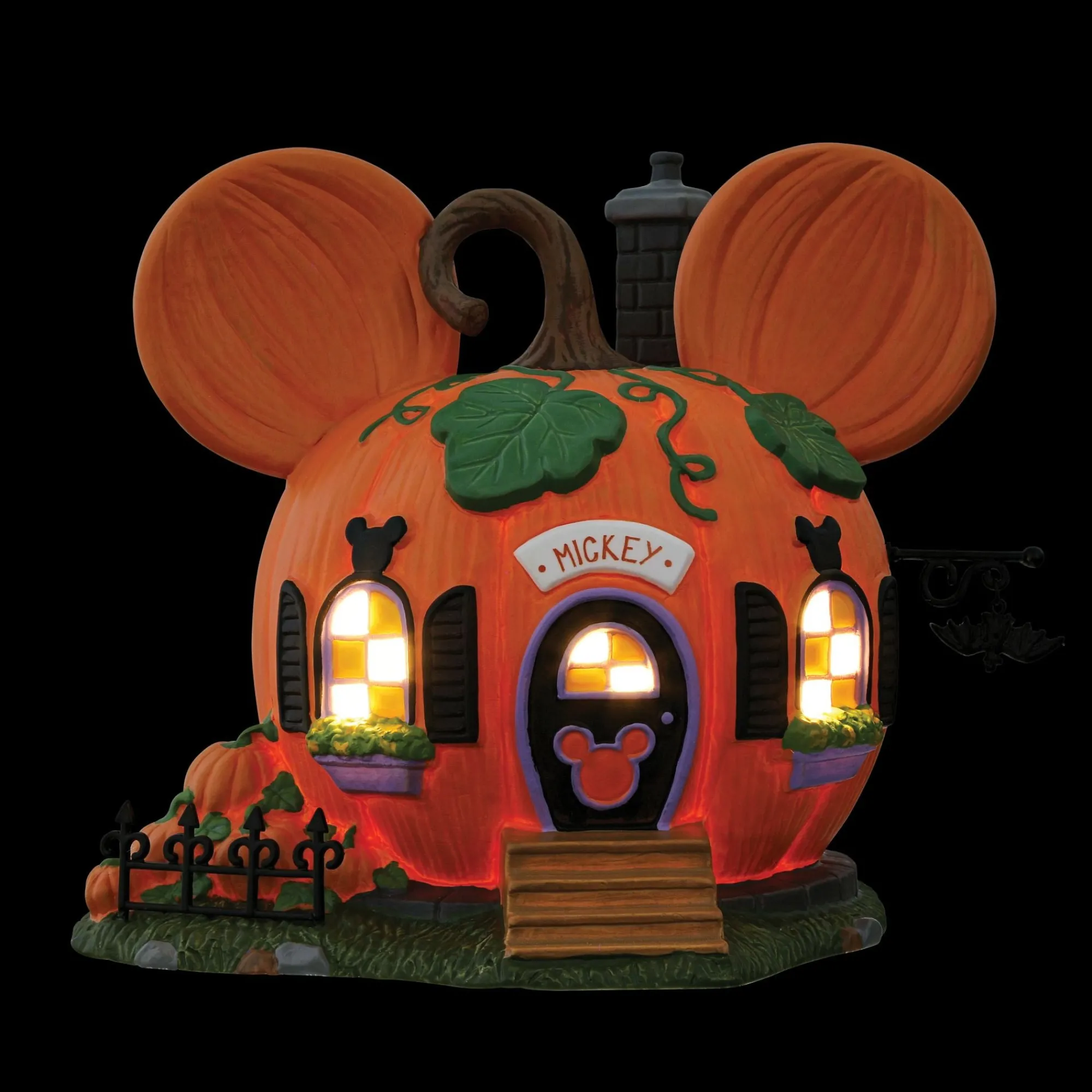 Department 56 Village Lighted Buildings | Mickey's Pumpkintown House