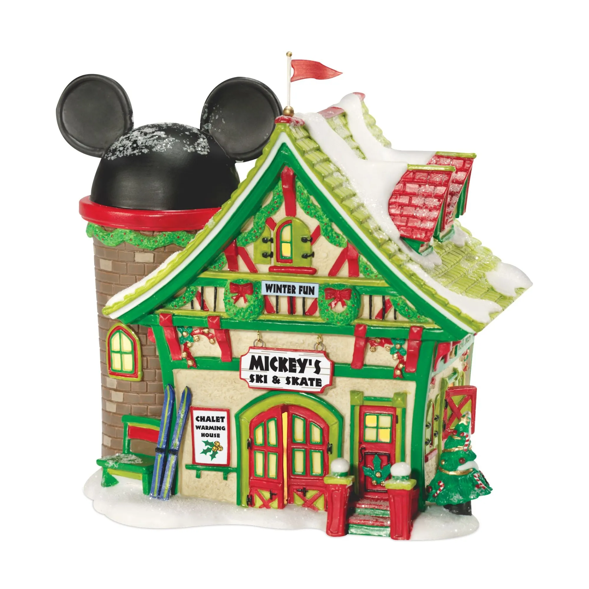 Department 56 Village Lighted Buildings | Mickey's Ski And Skate