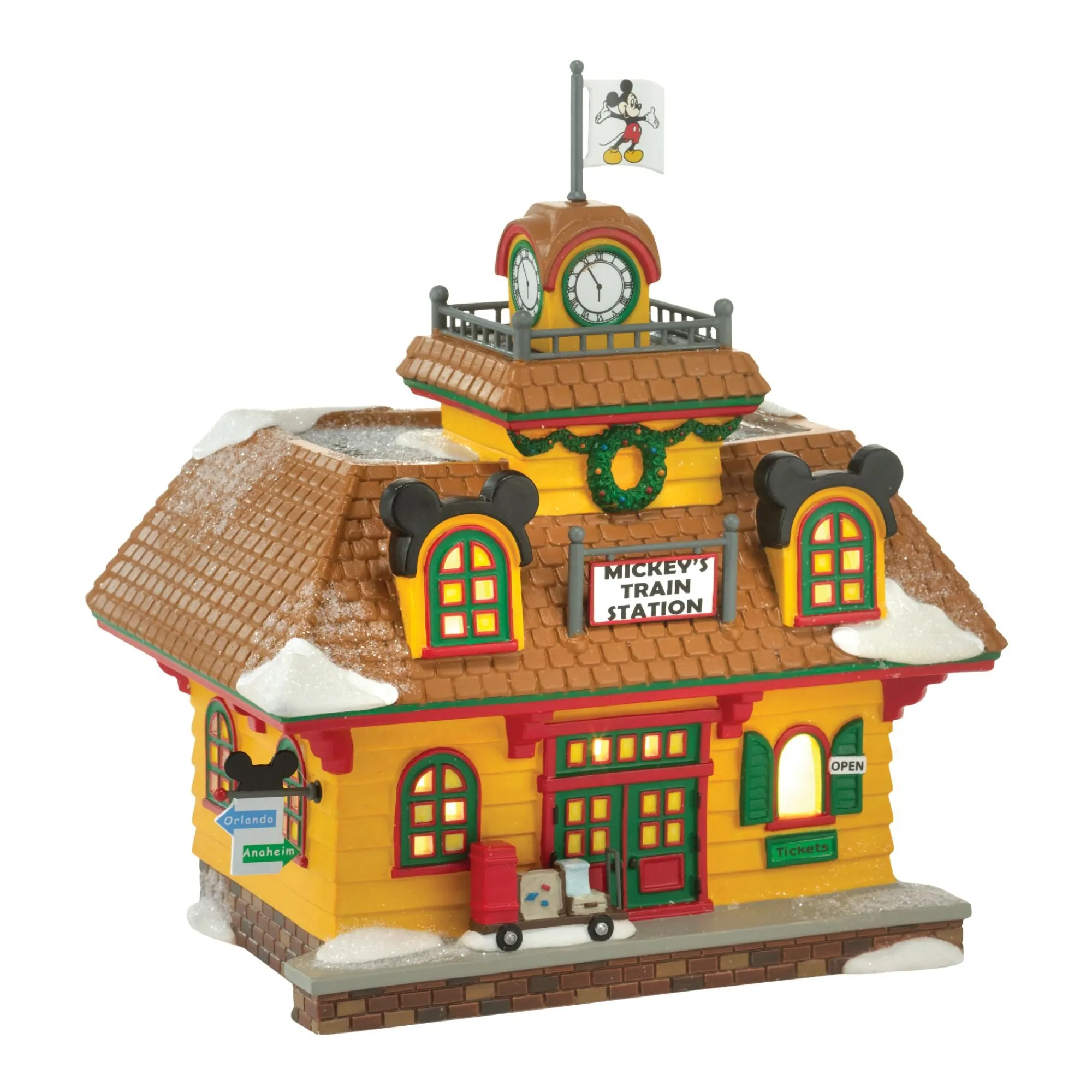 Department 56 Village Lighted Buildings | Mickey's Train Station