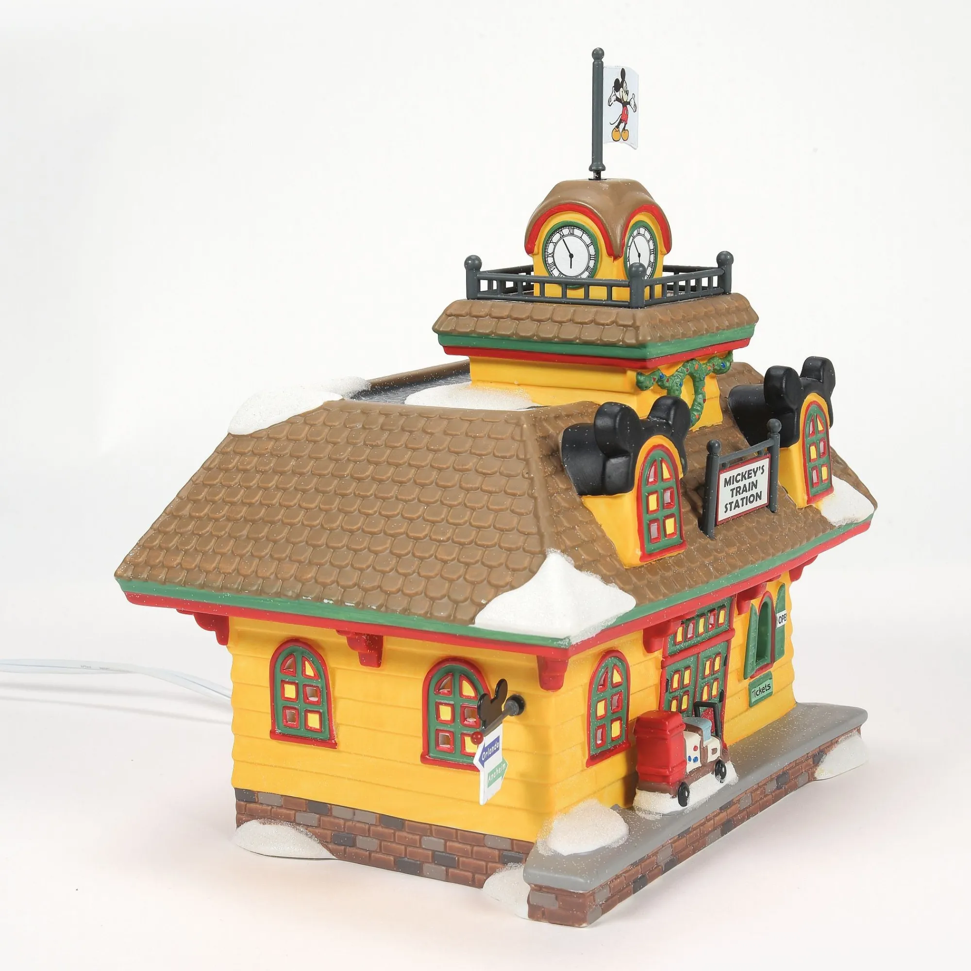 Department 56 Village Lighted Buildings | Mickey's Train Station