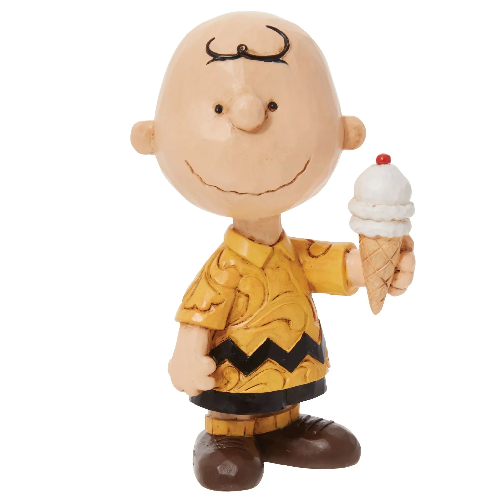 Enesco Gift Figurines | Mini Charlie Brown with Ice Cr