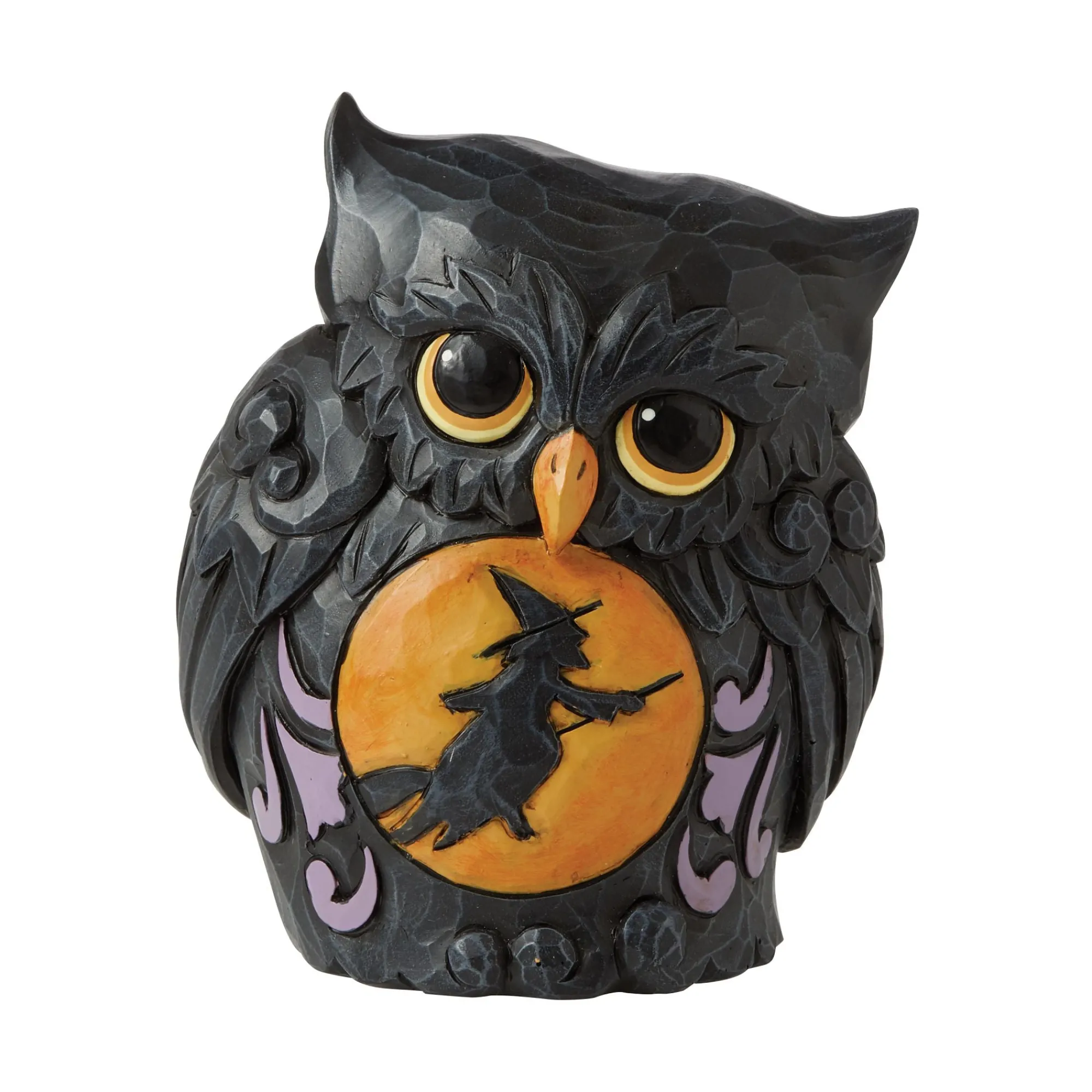 Enesco Gift Figurines | Mini Halloween Owl with Scene