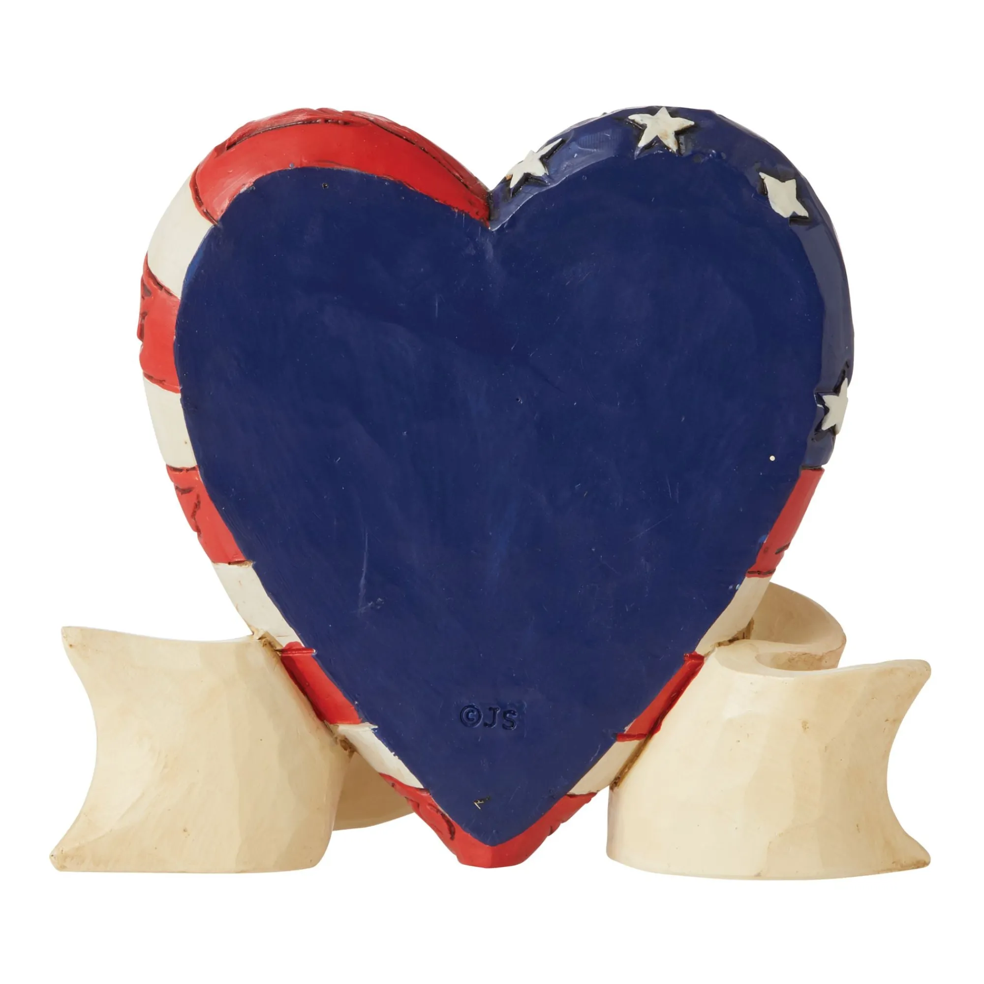 Enesco Gift Figurines | Inspirational | Mini Patriotic Beautiful Heart