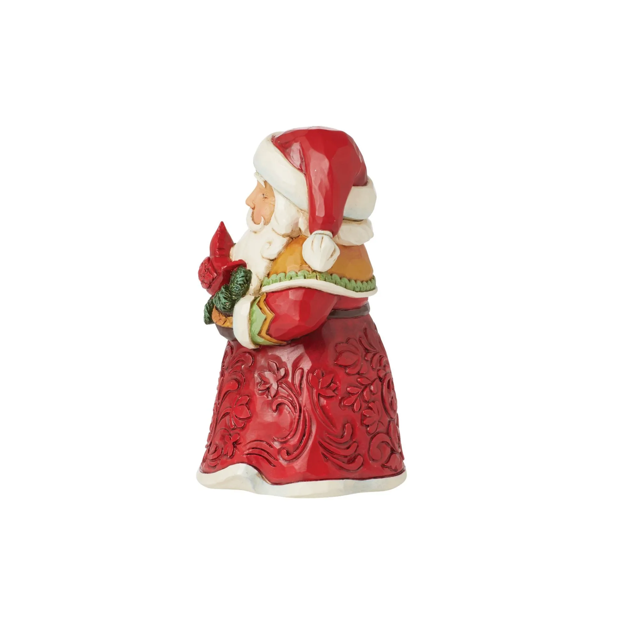 Enesco Gift Santas | Figurines | Mini Santa with Cardinal