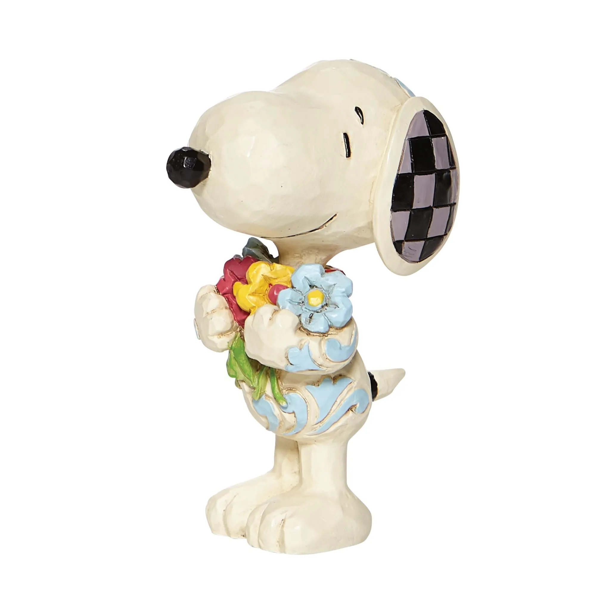 Enesco Gift Figurines | Mini Snoopy with Flowers