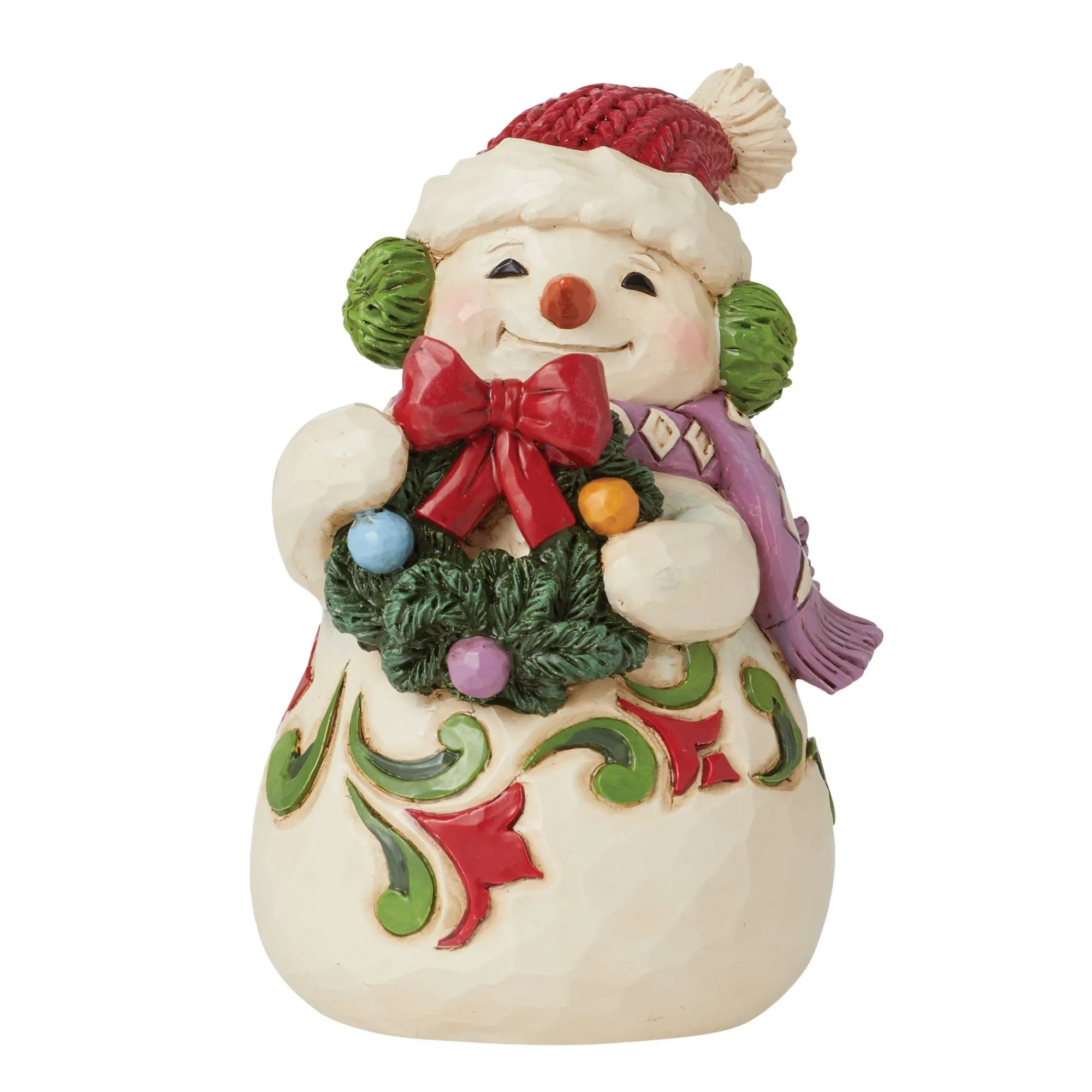 Enesco Gift Figurines | Snowman | Mini Snowman Earmuffs Fig