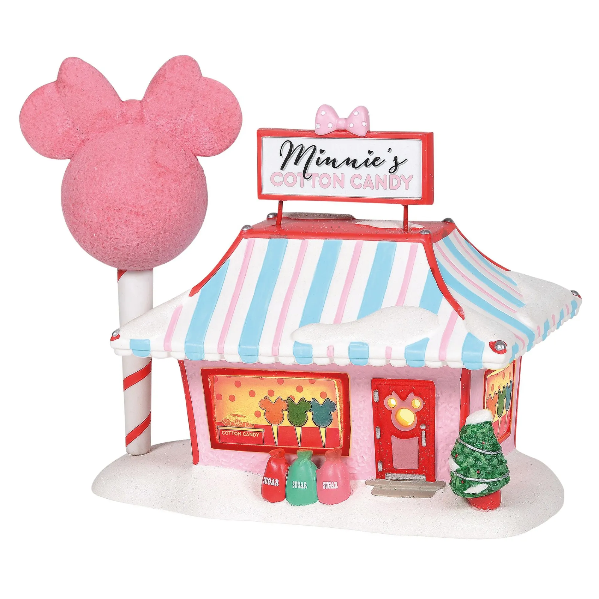 Department 56 Village Lighted Buildings | Minnie's Cotton Candy Shop