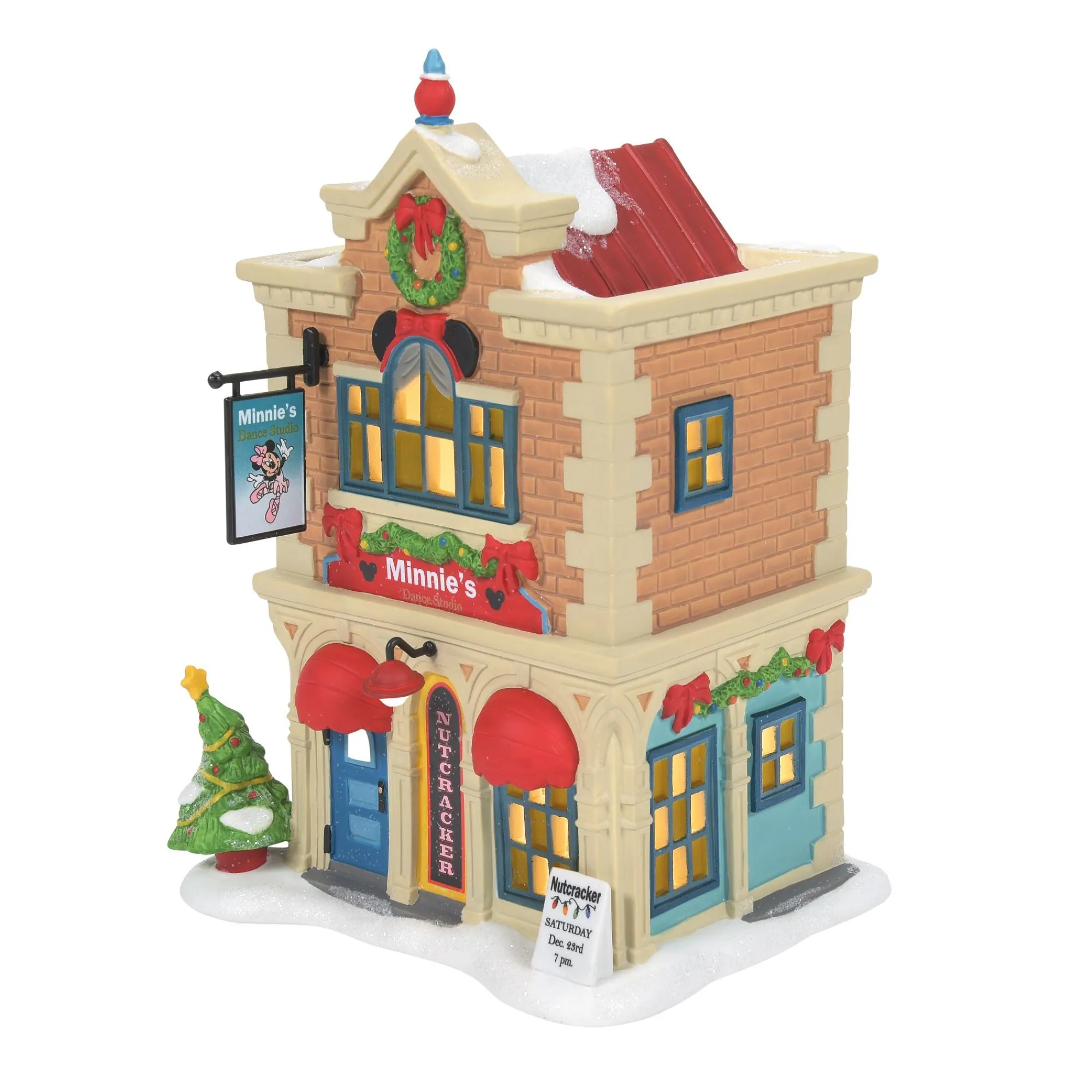 Department 56 Village Lighted Buildings | Minnie's Dance Academy