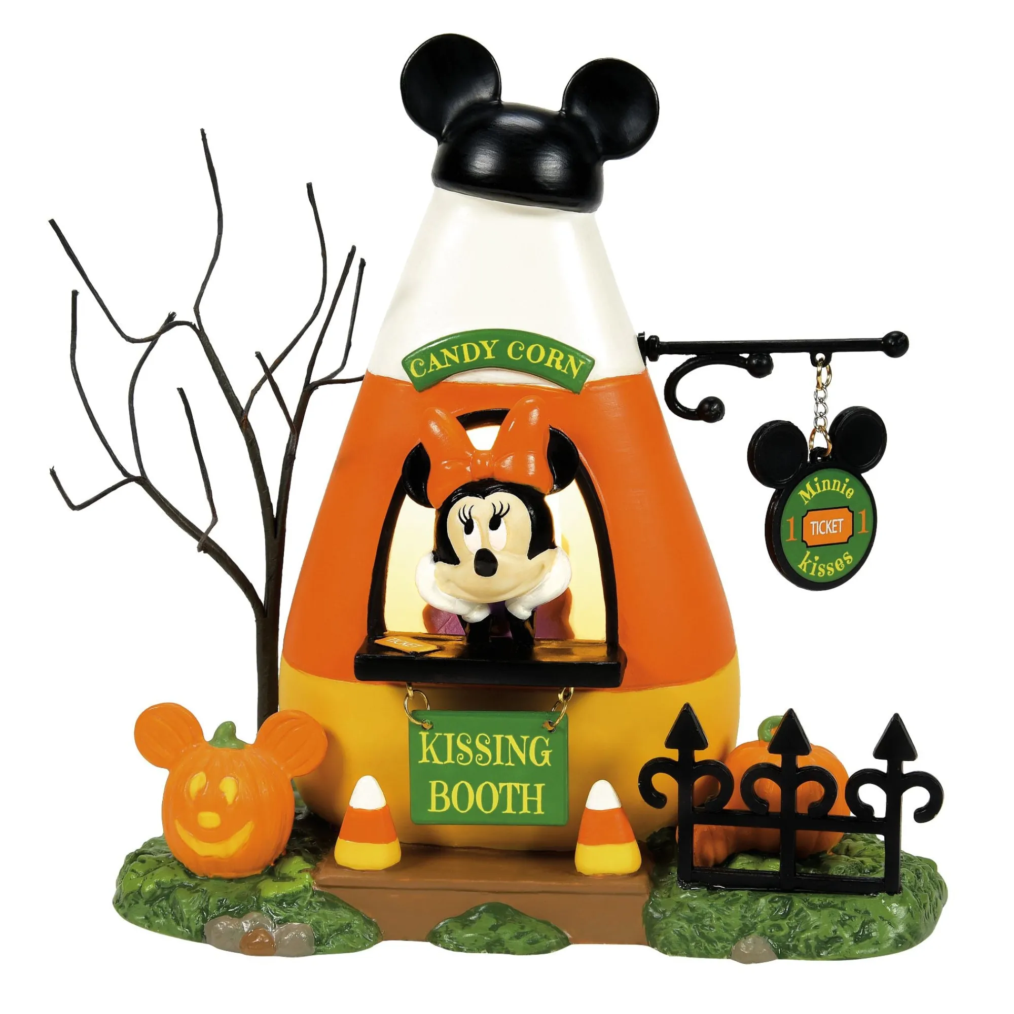 Department 56 Village Lighted Buildings | Minnie's Kissing Booth