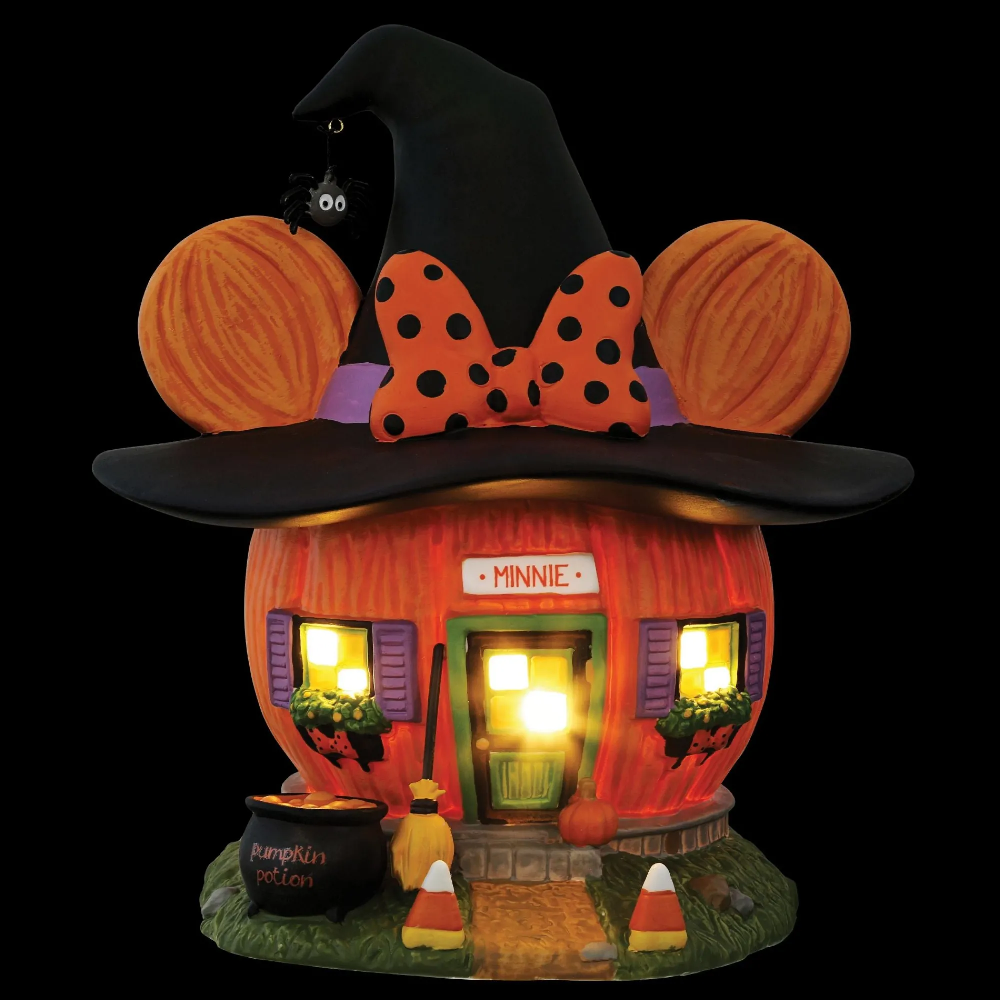 Department 56 Village Lighted Buildings | Minnie's Pumpkintown House