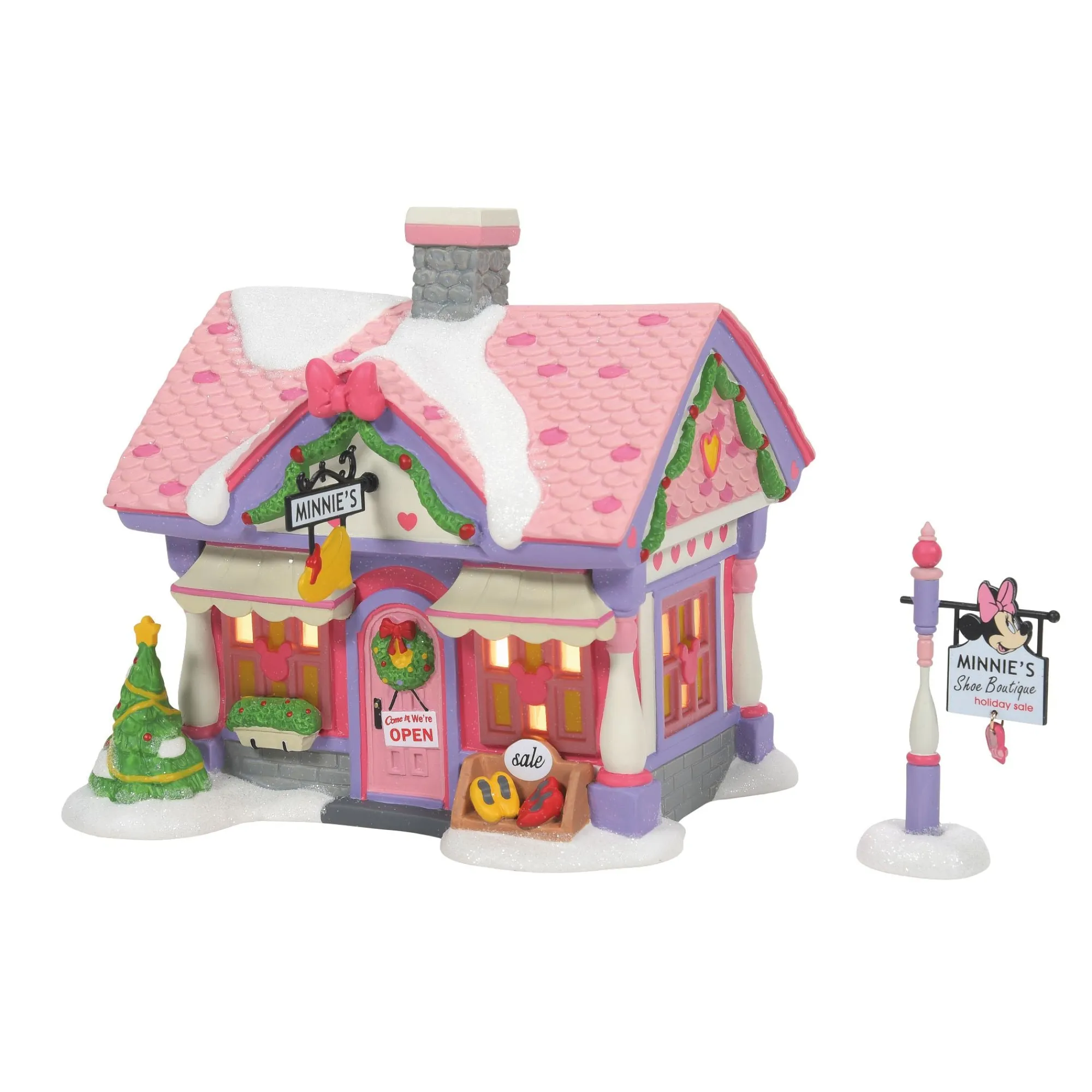 Department 56 Village Lighted Buildings | Minnie's Shoe Boutique