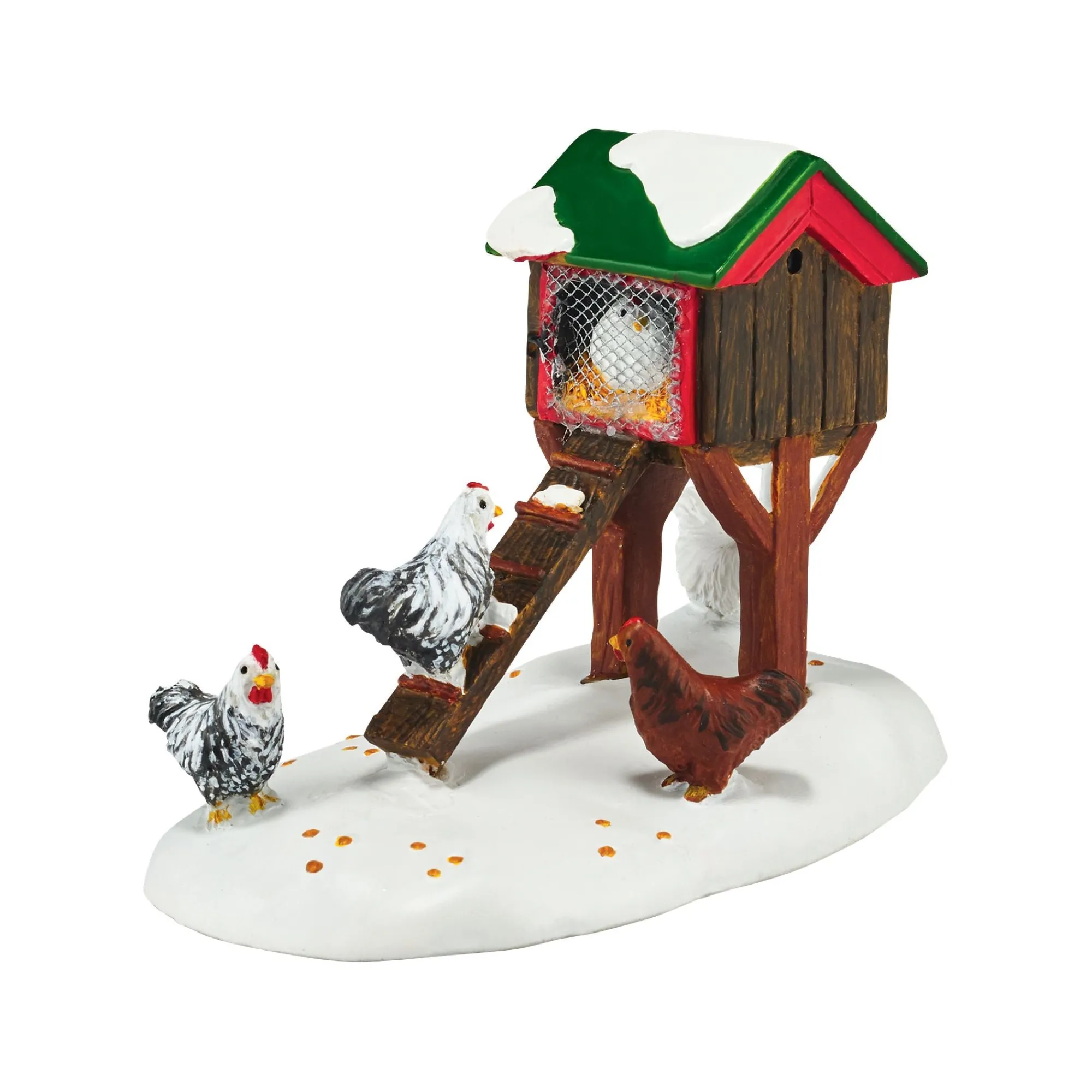 Department 56 Village Parts And Accessories | Mistletoe Farm Chicken House