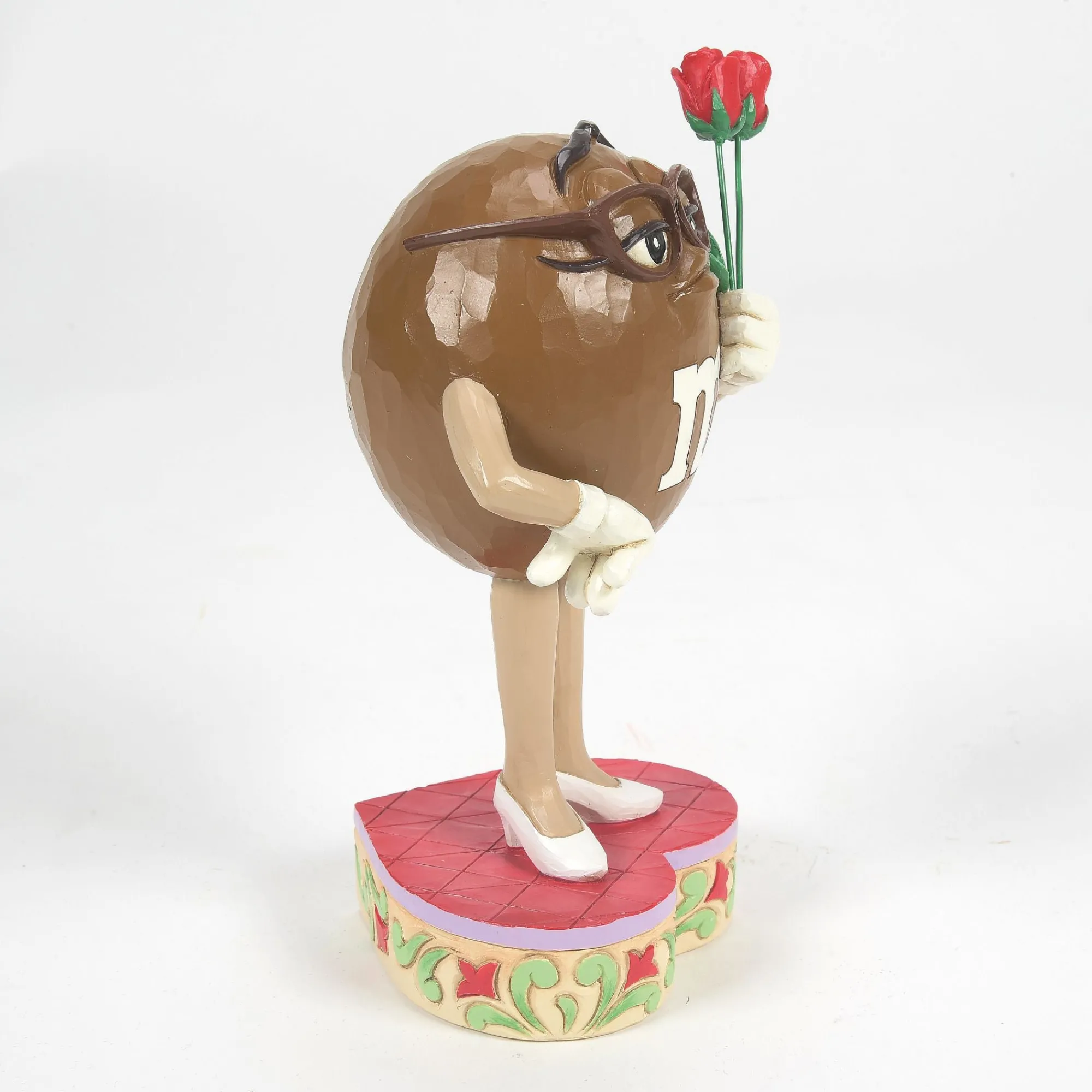 Enesco Gift Figurines | M&M'S Brown Charact Hldng Flwr