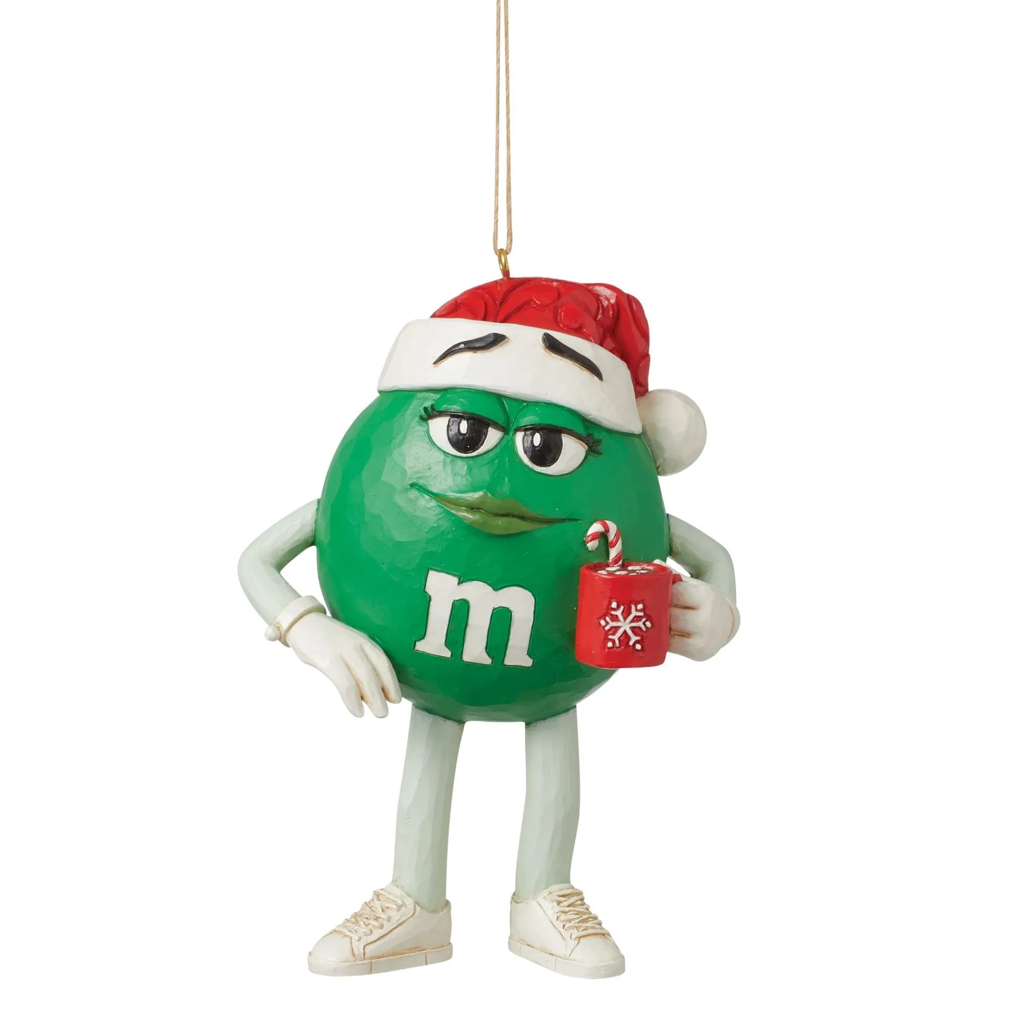 Enesco Gift Ornaments | M&M'S Green Charact in Hat H/O