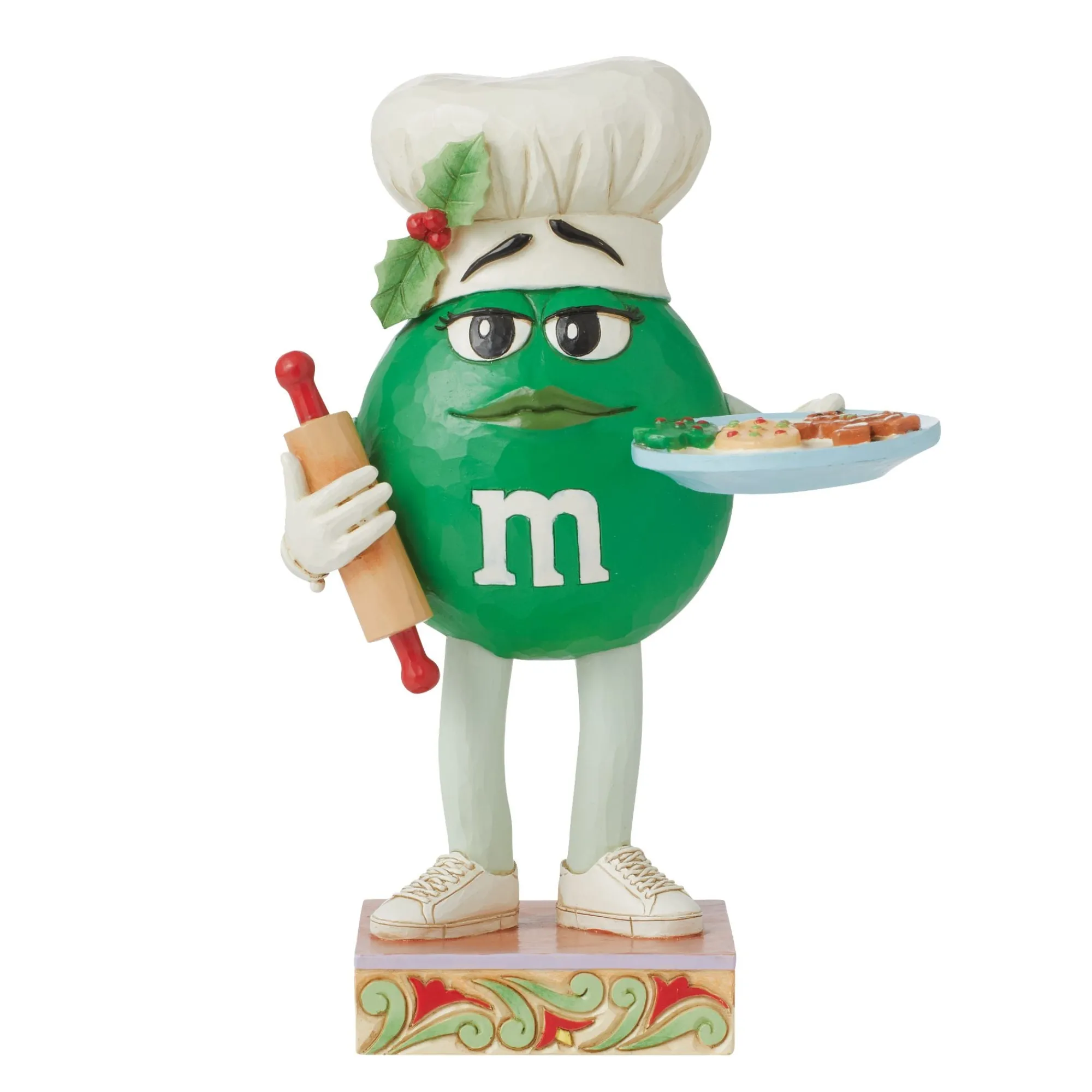 Enesco Gift Figurines | M&M'S Green Charact w/ Cookies