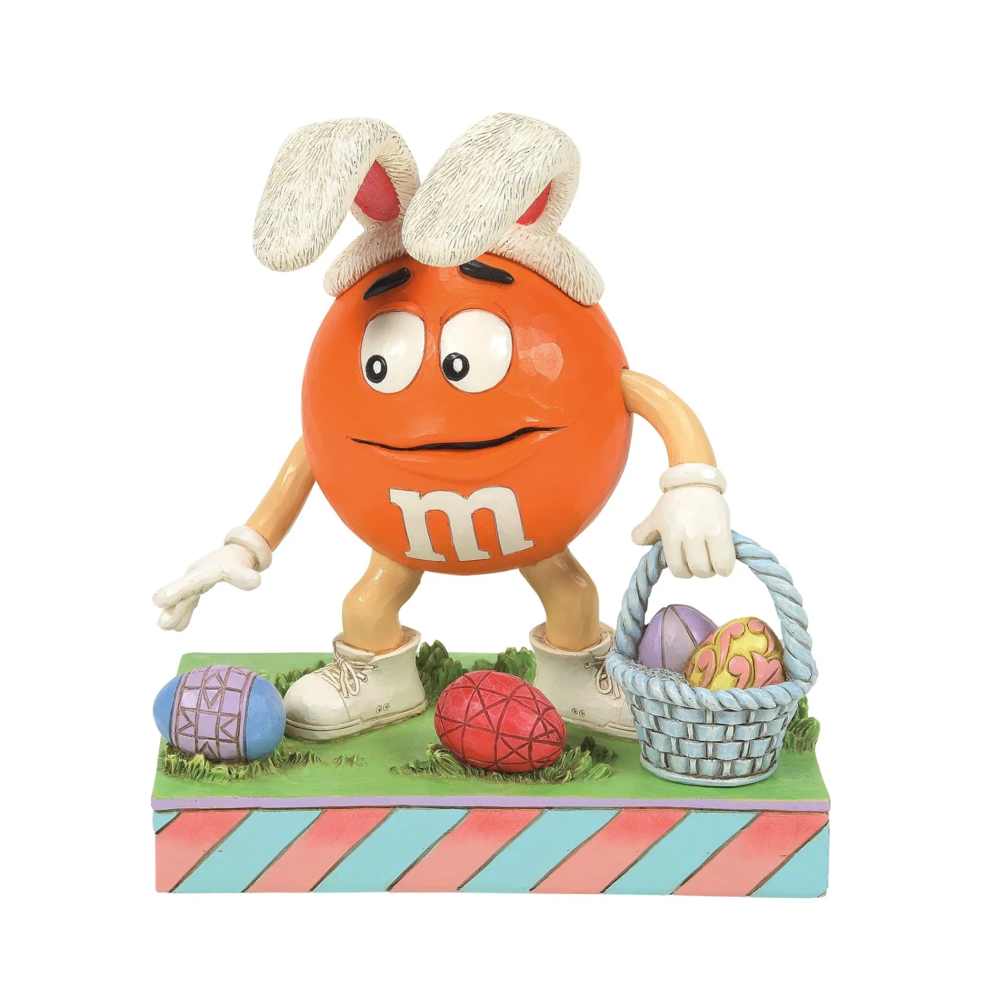 Enesco Gift Figurines | M&M'S Orange Charact w/Basket