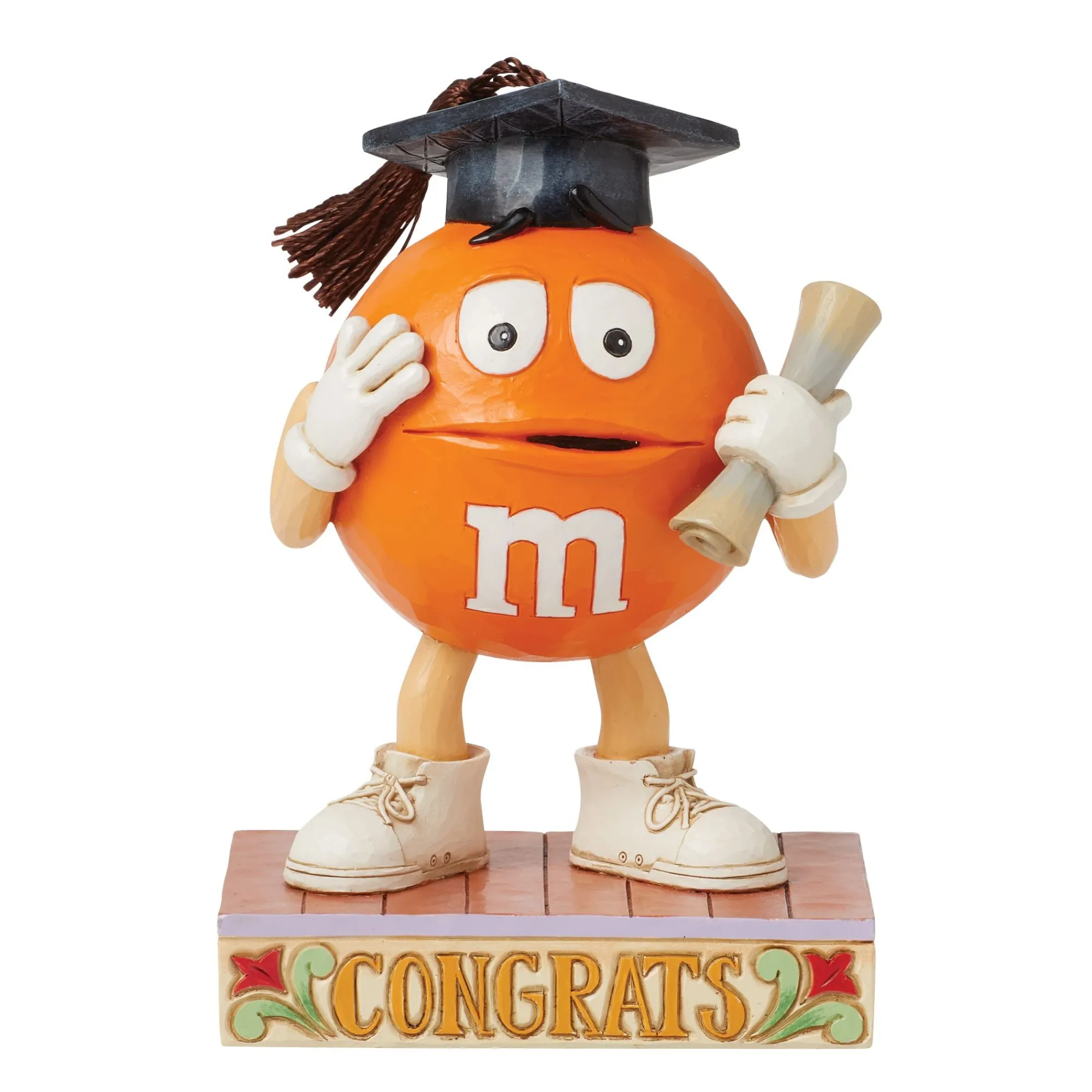 Enesco Gift Figurines | M&M'S Orange Character Gradutn