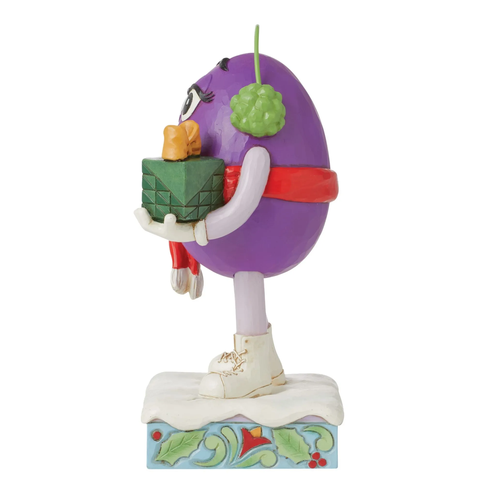 Enesco Gift Figurines | M&M'S Purple Charact w/ Gift