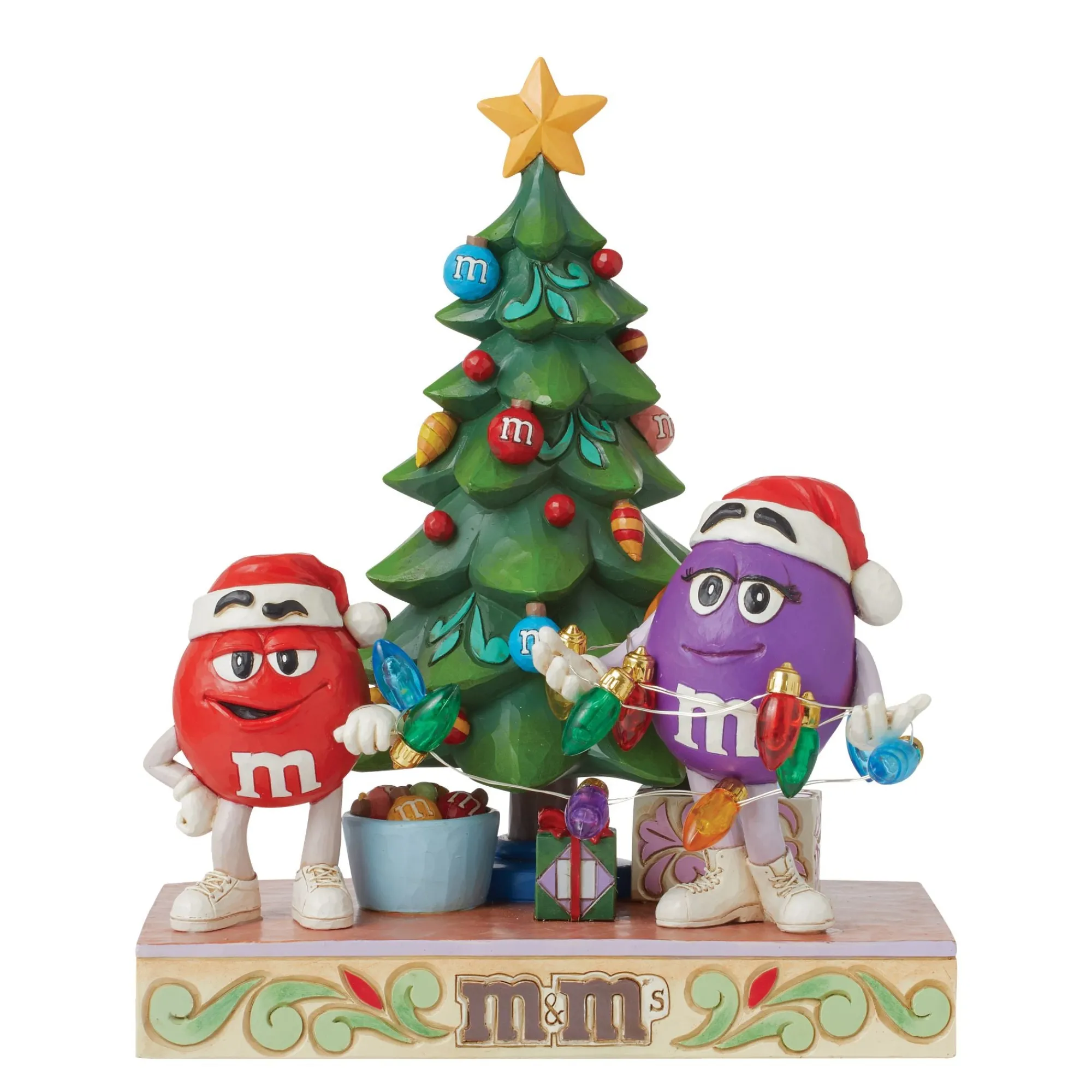 Enesco Gift Figurines | M&M'S Purple/Red Charact Tree